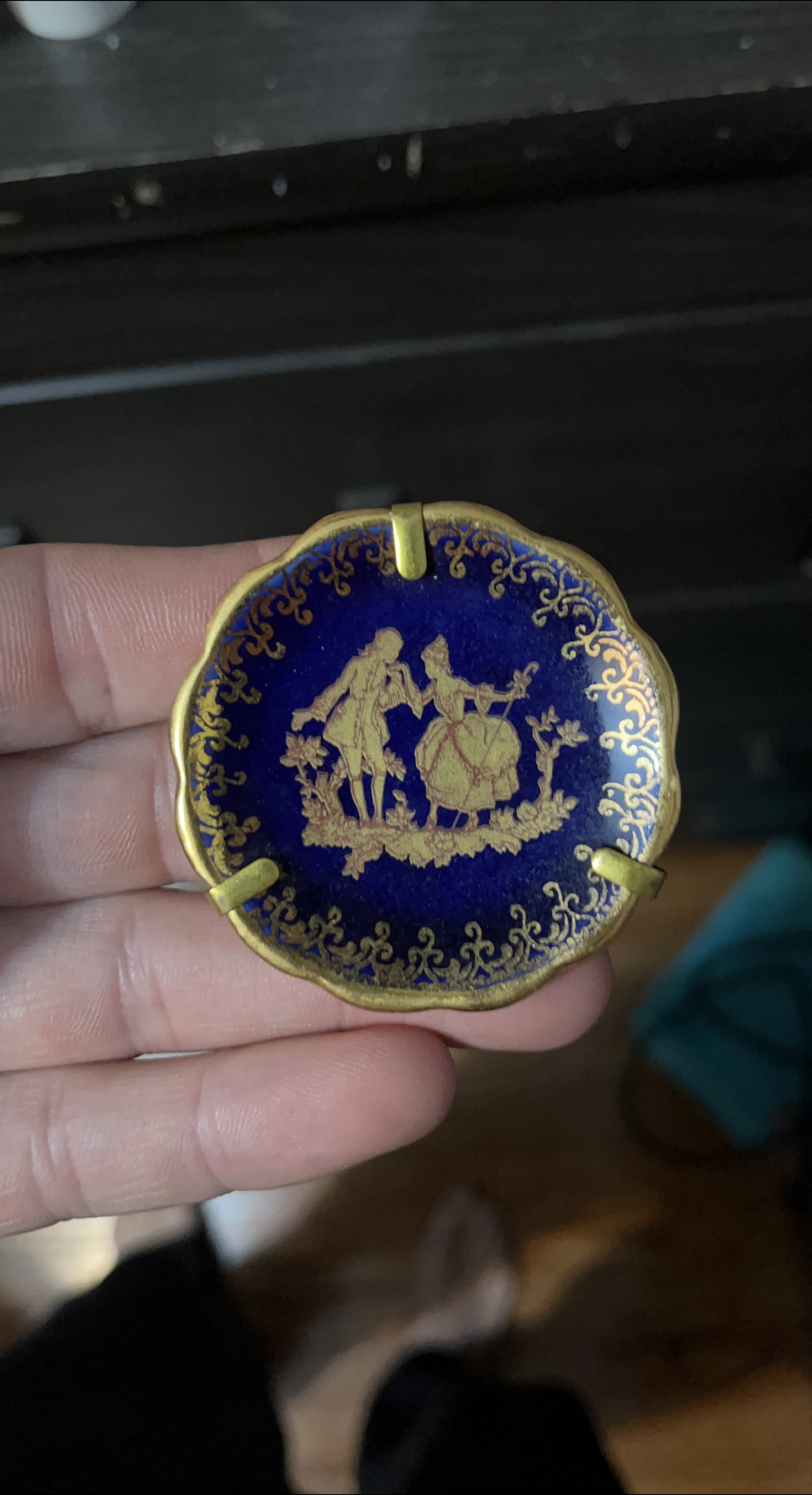 Vintage limoge Porcelain Plate France thumbnail