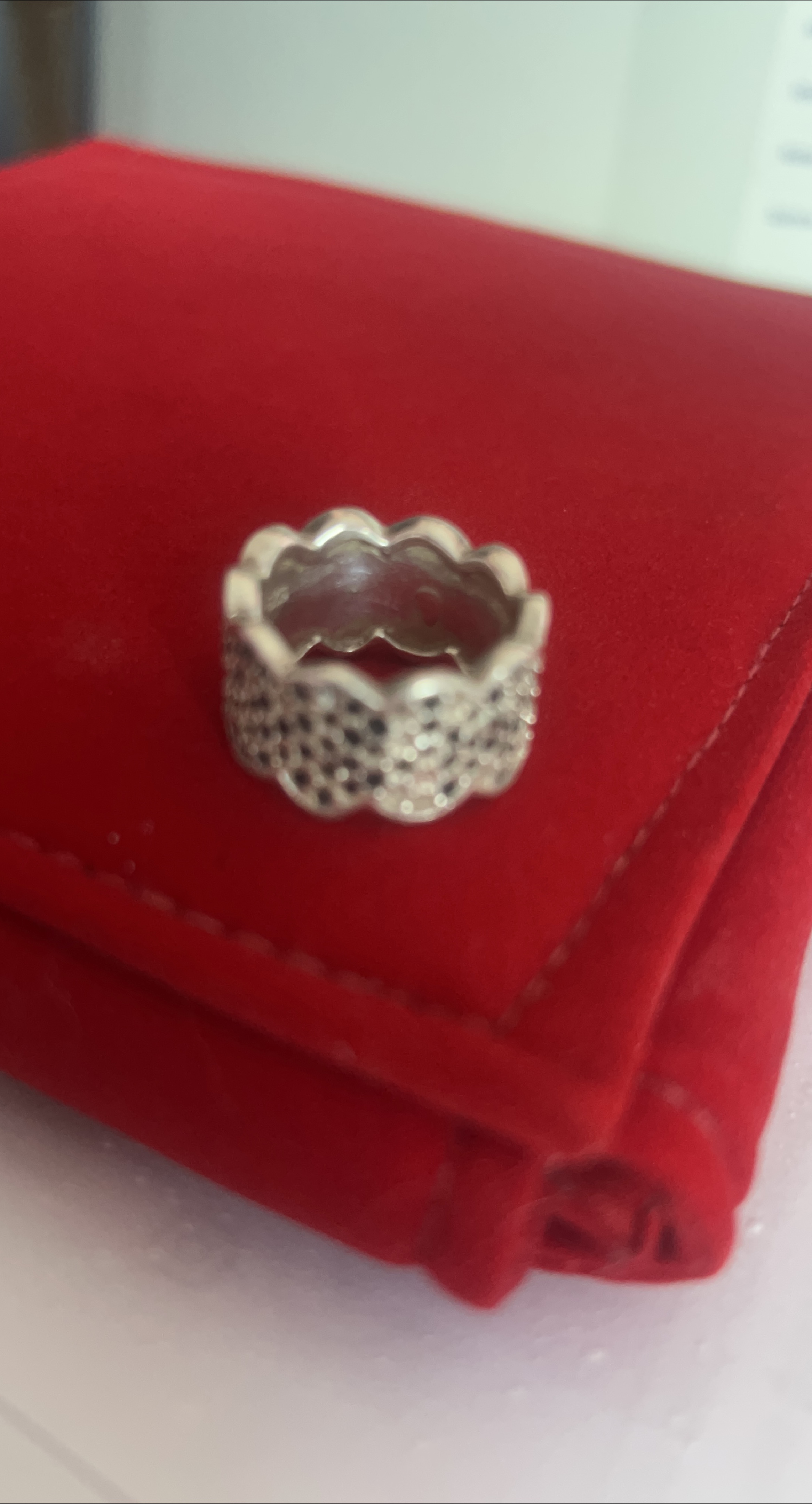 925 Silver Band Ring thumbnail