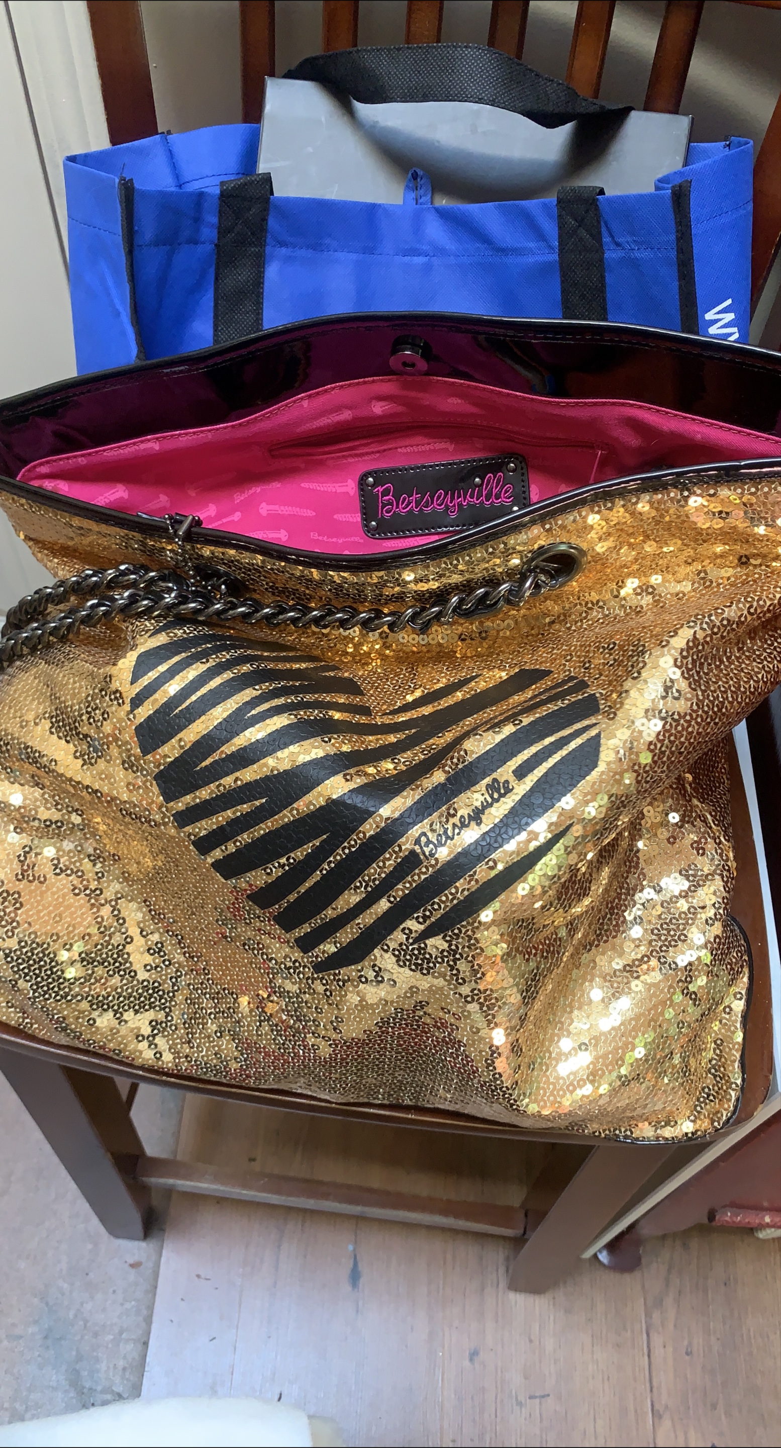 Betseyville Sequin Tote Bag thumbnail