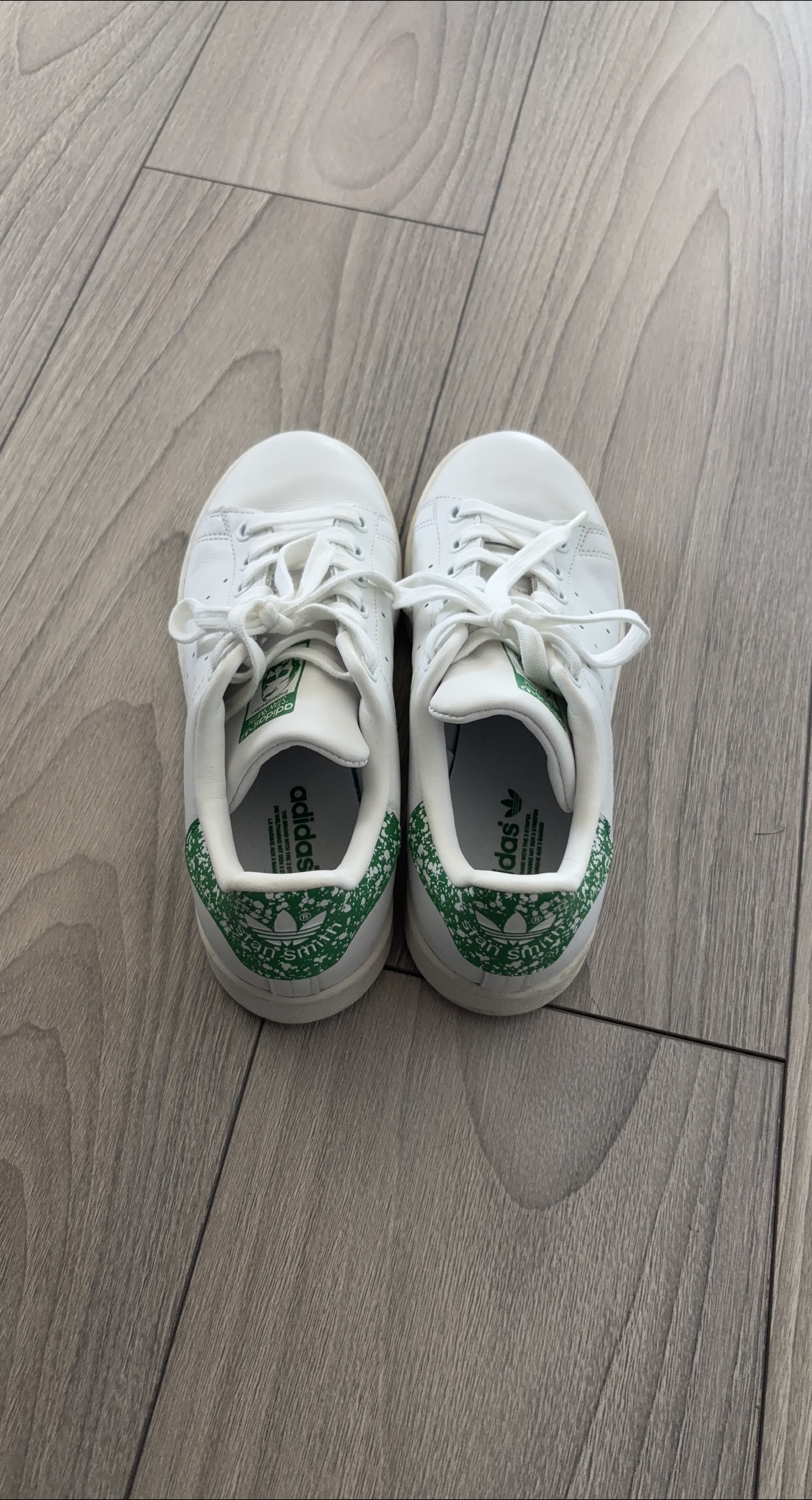 Adidas Stan Smith White/Green Shoes thumbnail