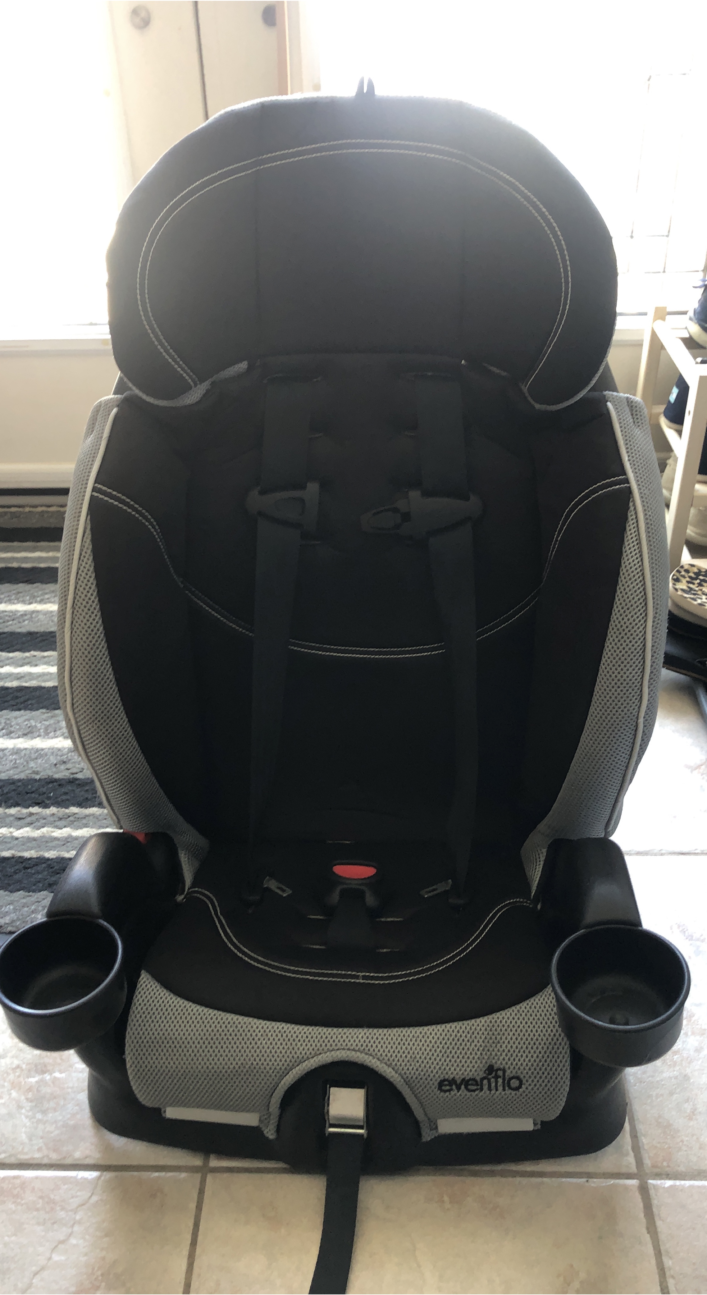 Evenflo Car Seat - Black & Grey