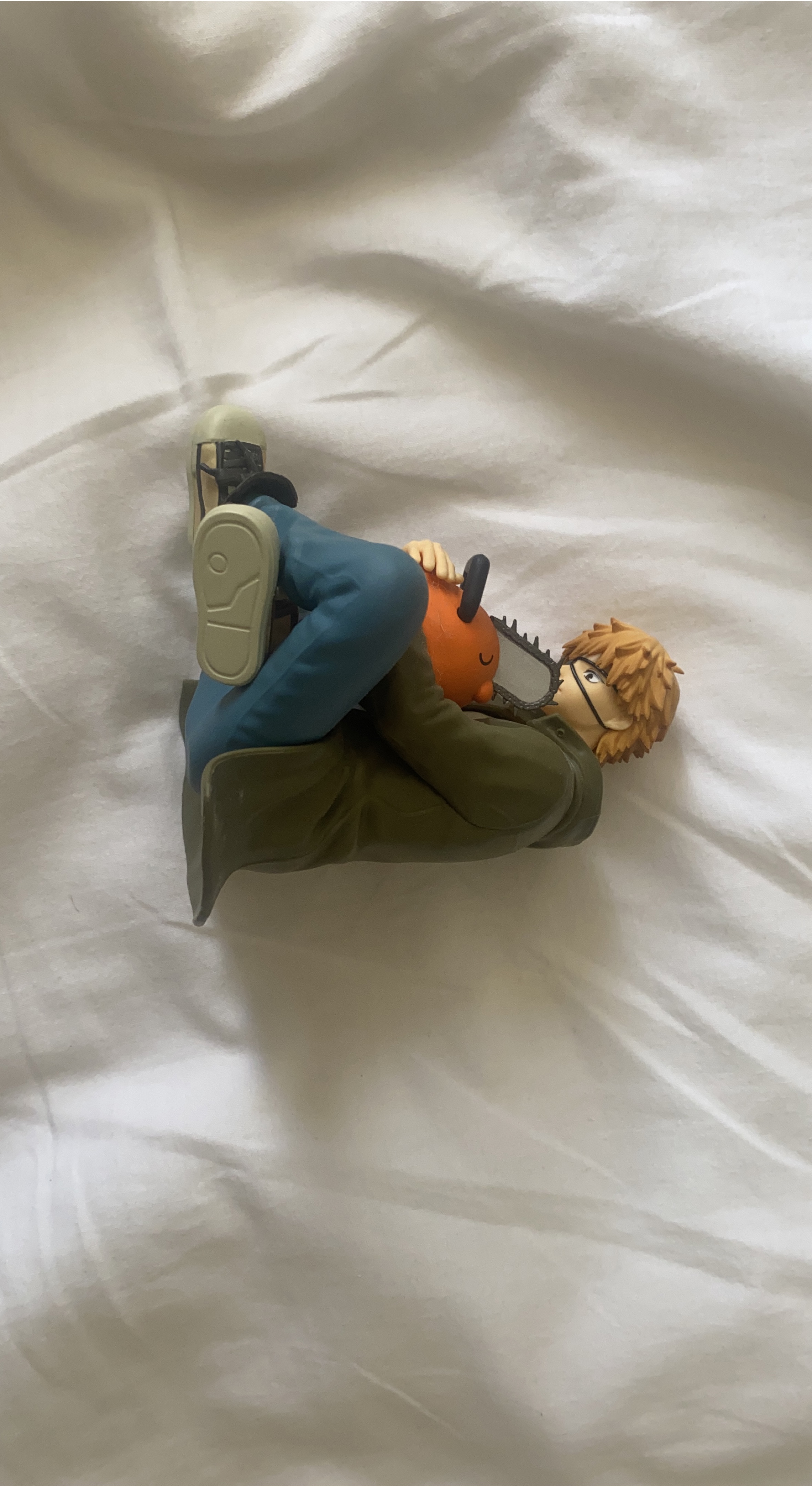 Chainsaw Man Denji with Pochita Figure thumbnail