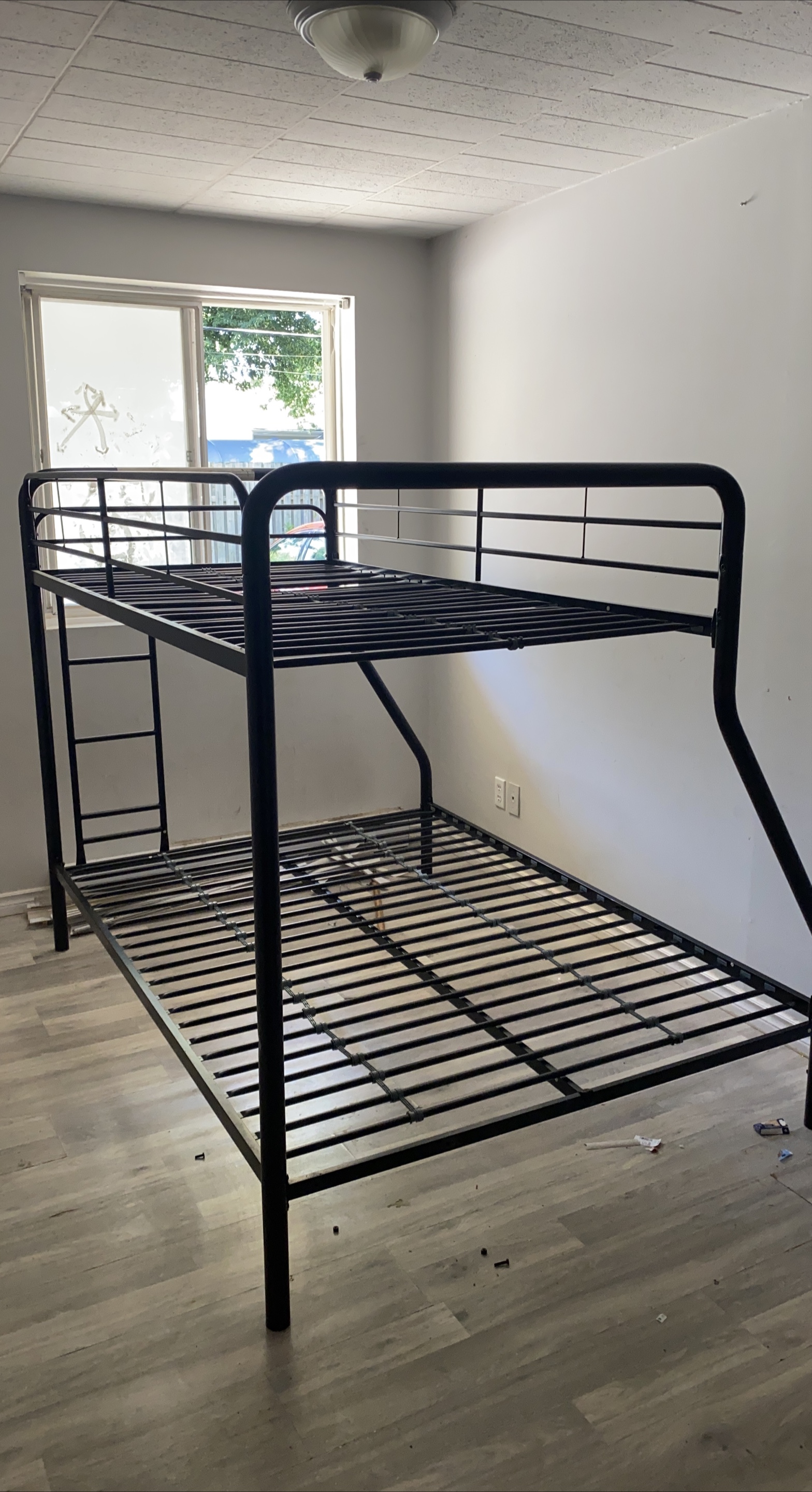 Black Metal Bunk Bed Frame