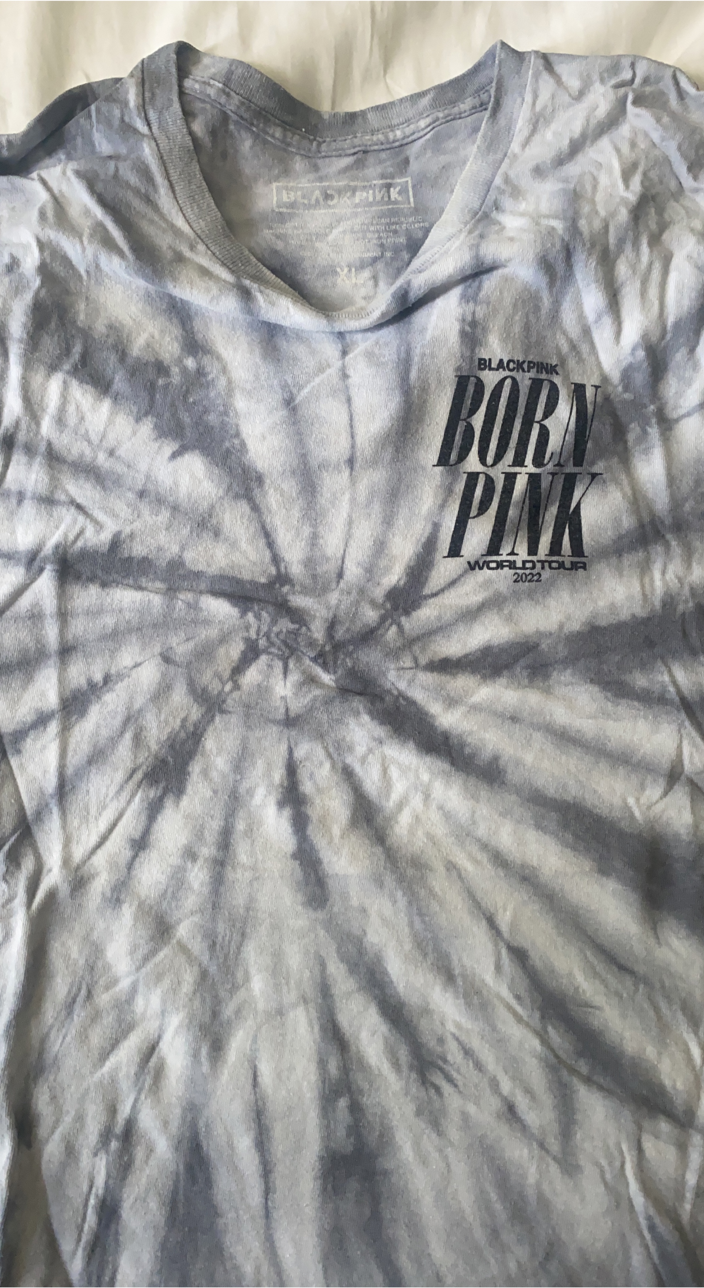 BLACKPINK Born Pink World Tour 2022 Tie Dye Tee - XL thumbnail