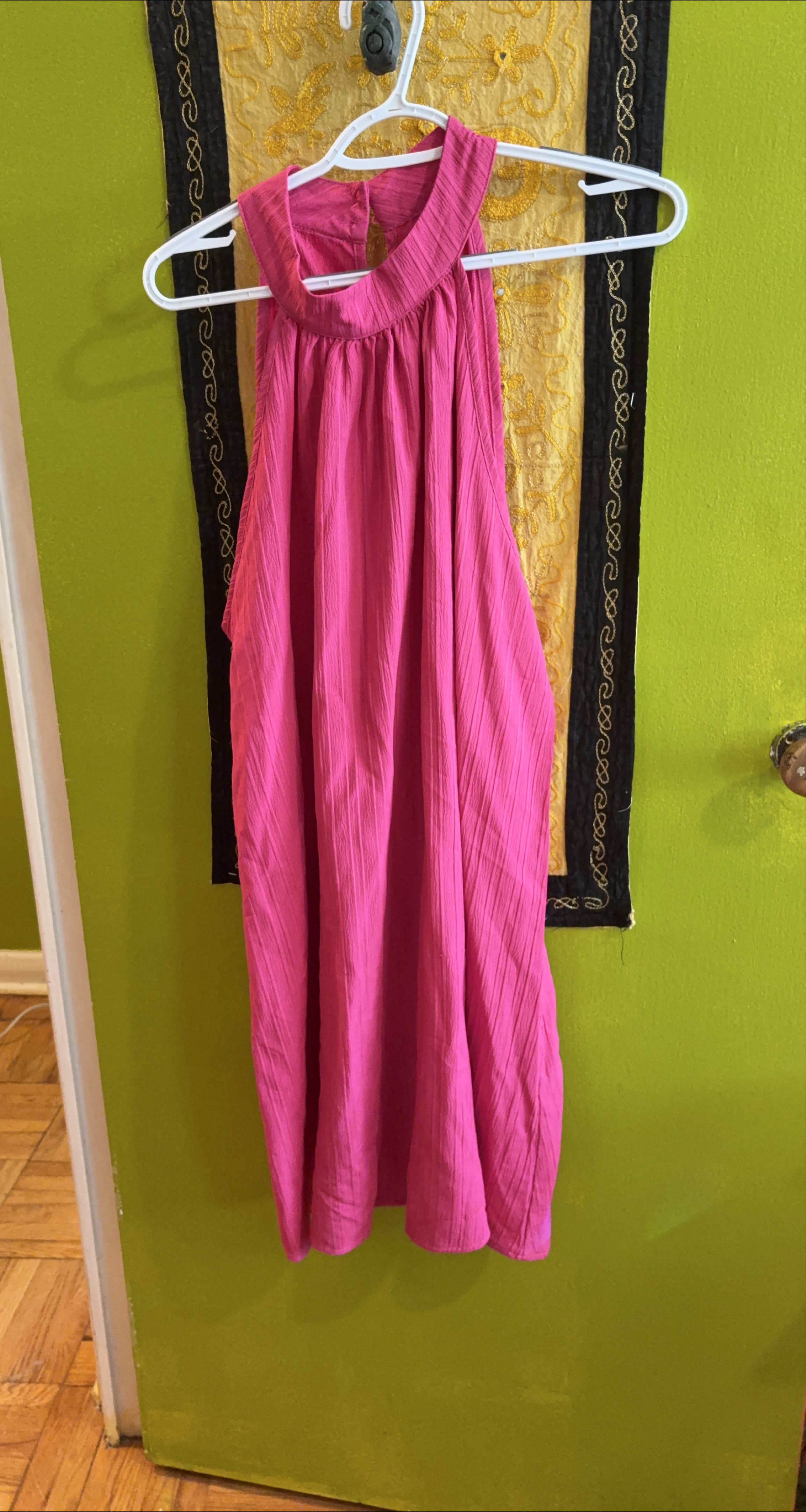 Pink Halter tunic dress thumbnail