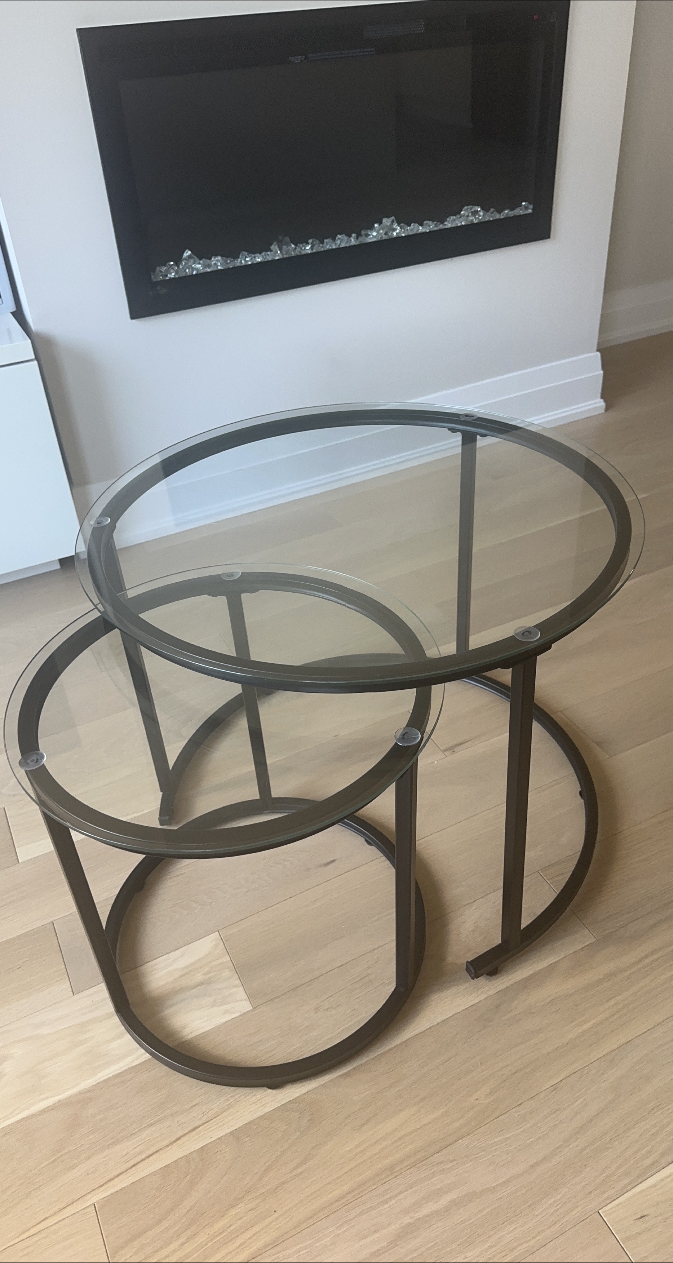 Nesting Coffee Tables - Glass Top thumbnail