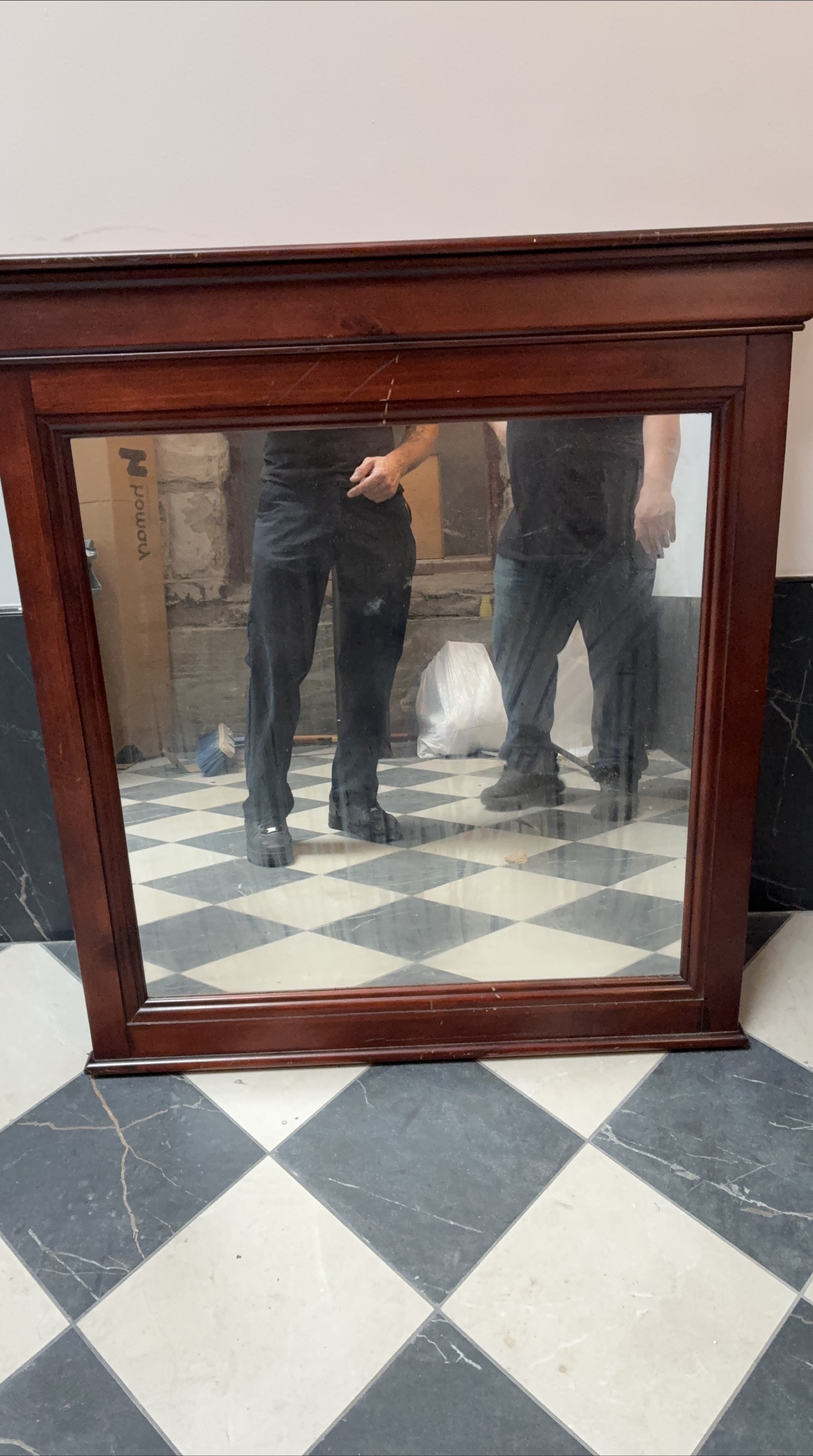 Wooden Framed Mirror thumbnail