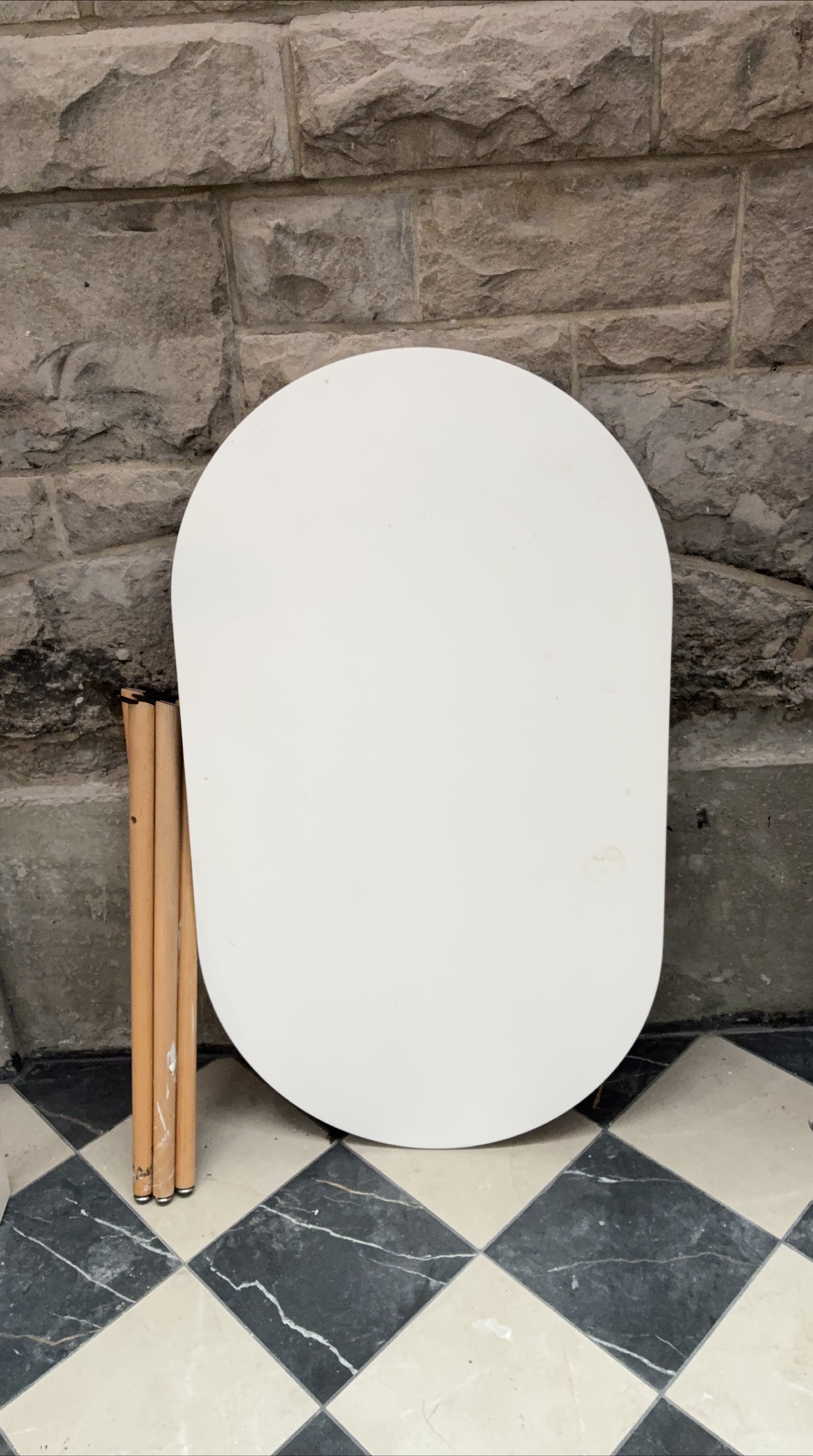White Folding Table thumbnail