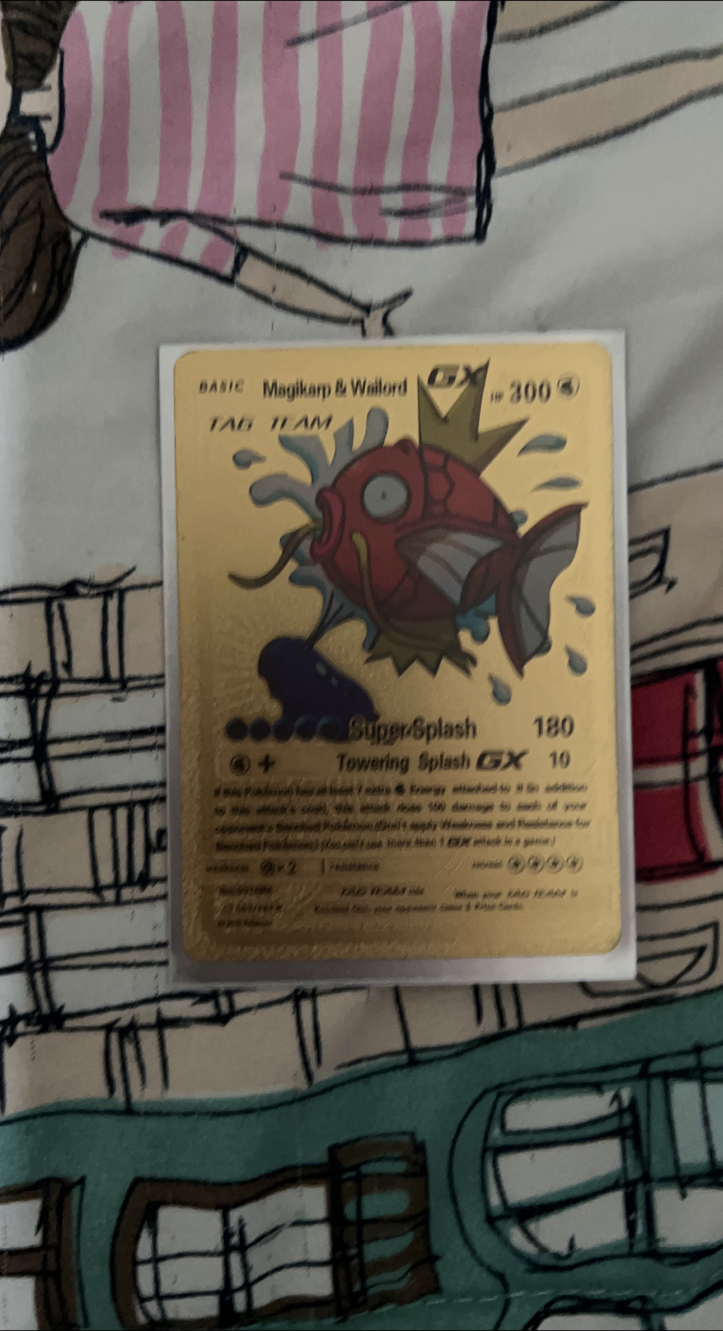 Magikarp & Wailord GX Tag Team Pokemon Card thumbnail