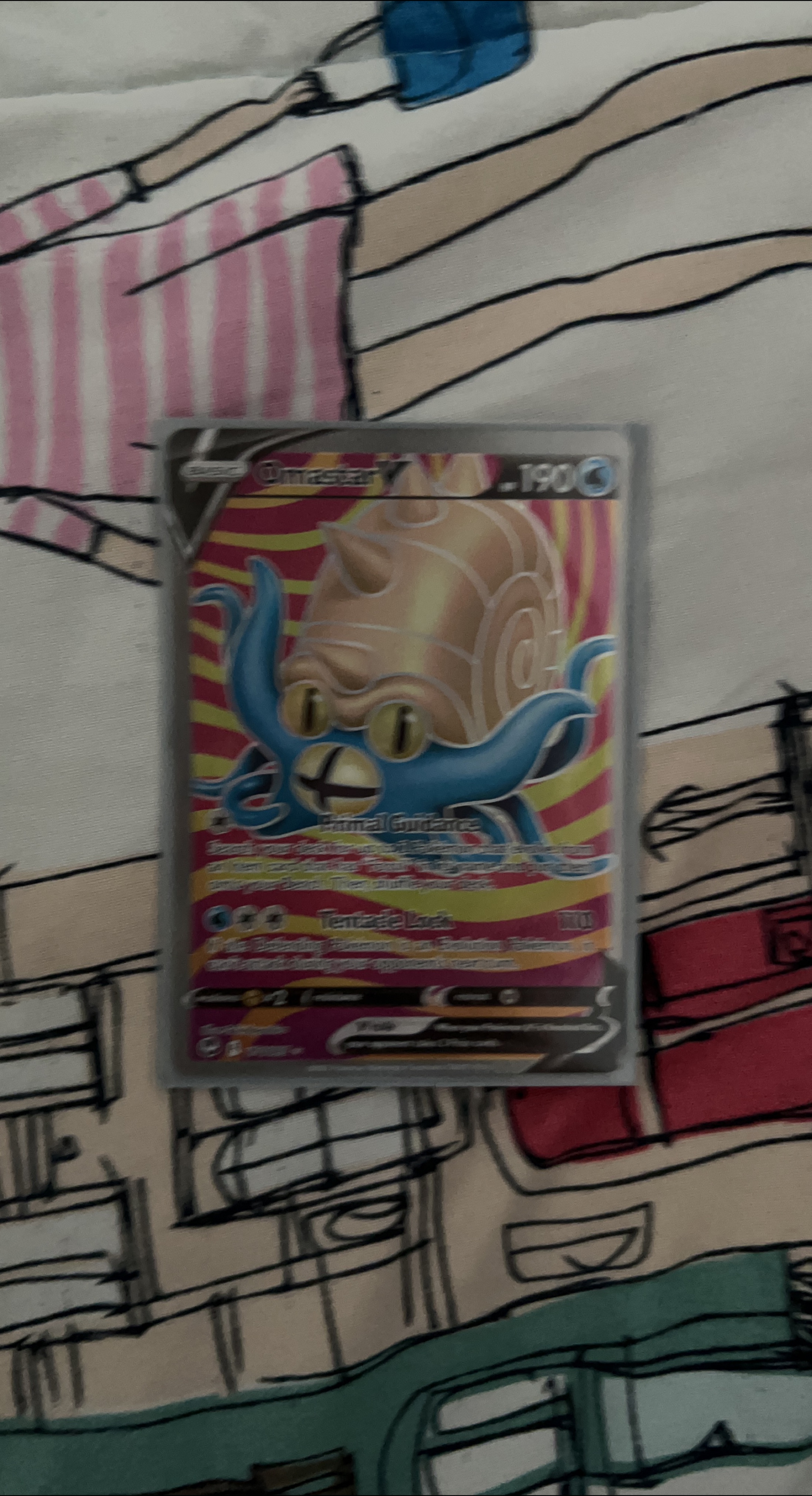 Omastar V Pokemon Card thumbnail