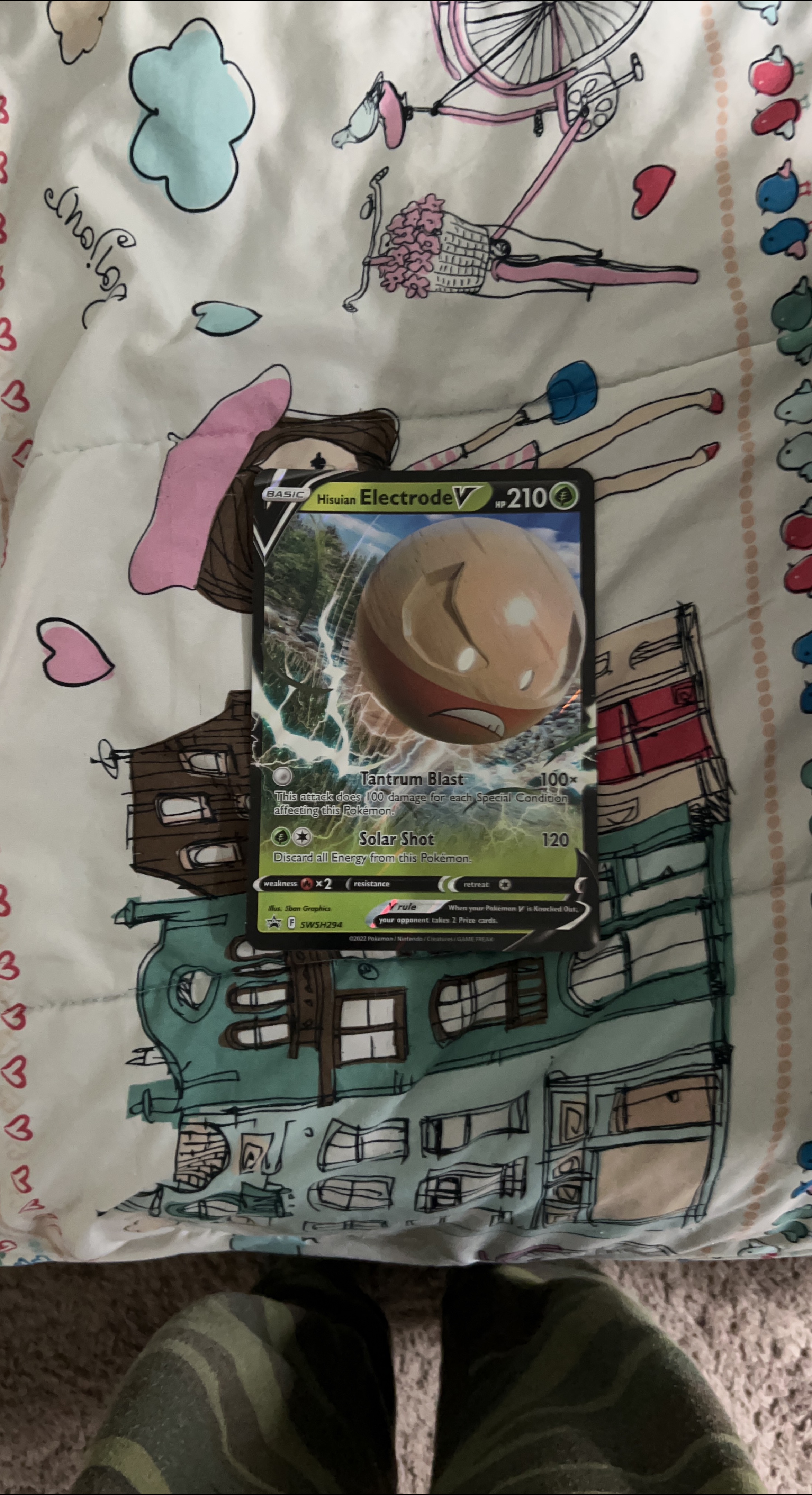 Hisuian Electrode V Pokemon Card thumbnail