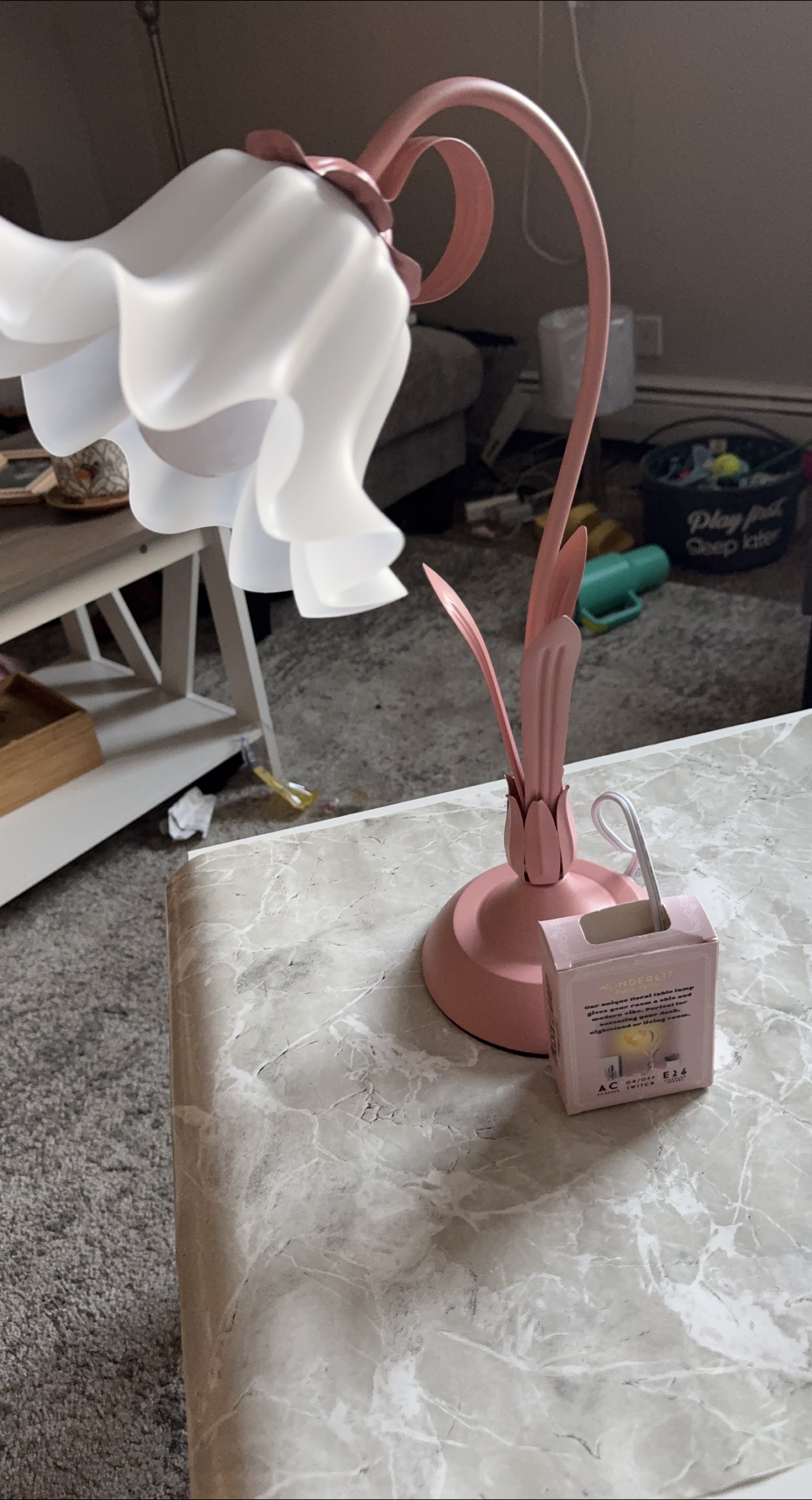 Wonderlit Floral Table Lamp - Pink thumbnail