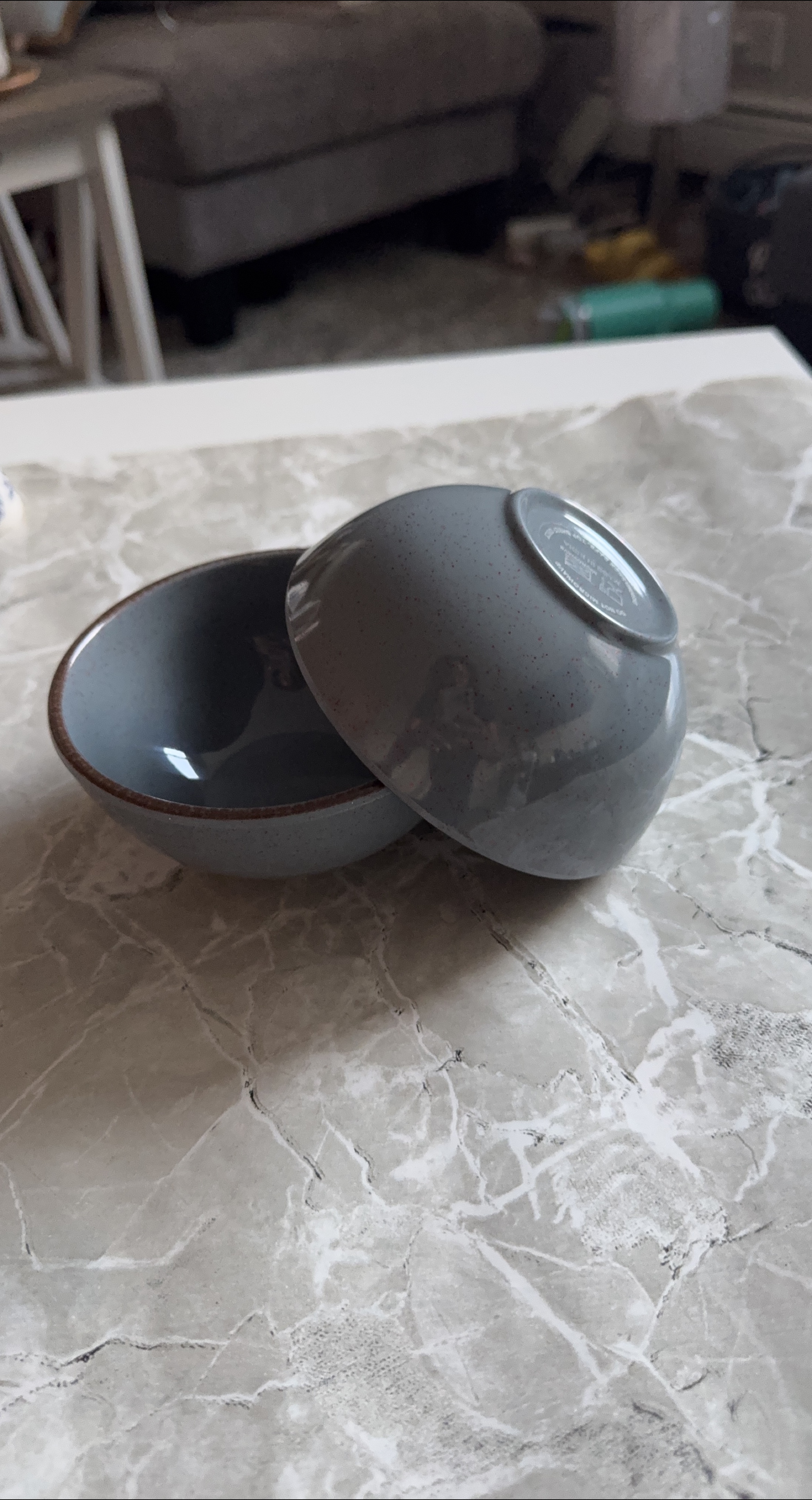 Mikasa Gray Cereal Bowls - Set of 2 thumbnail