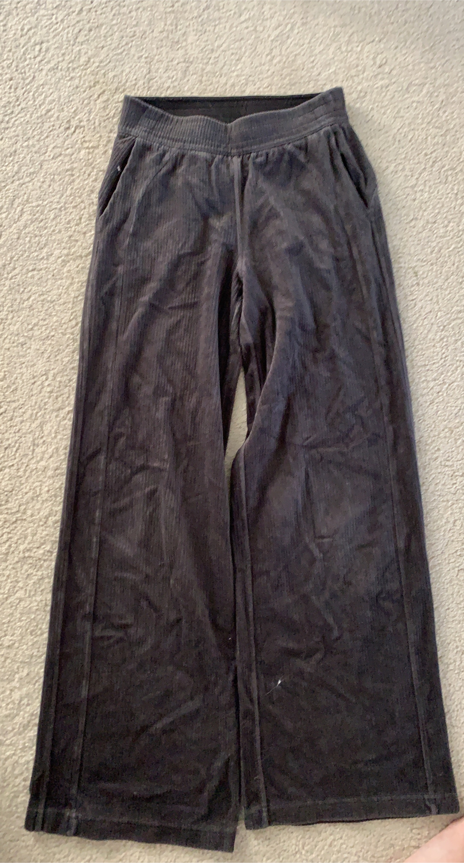 Lululemon Wide Leg Corduroy Pants - Grey thumbnail