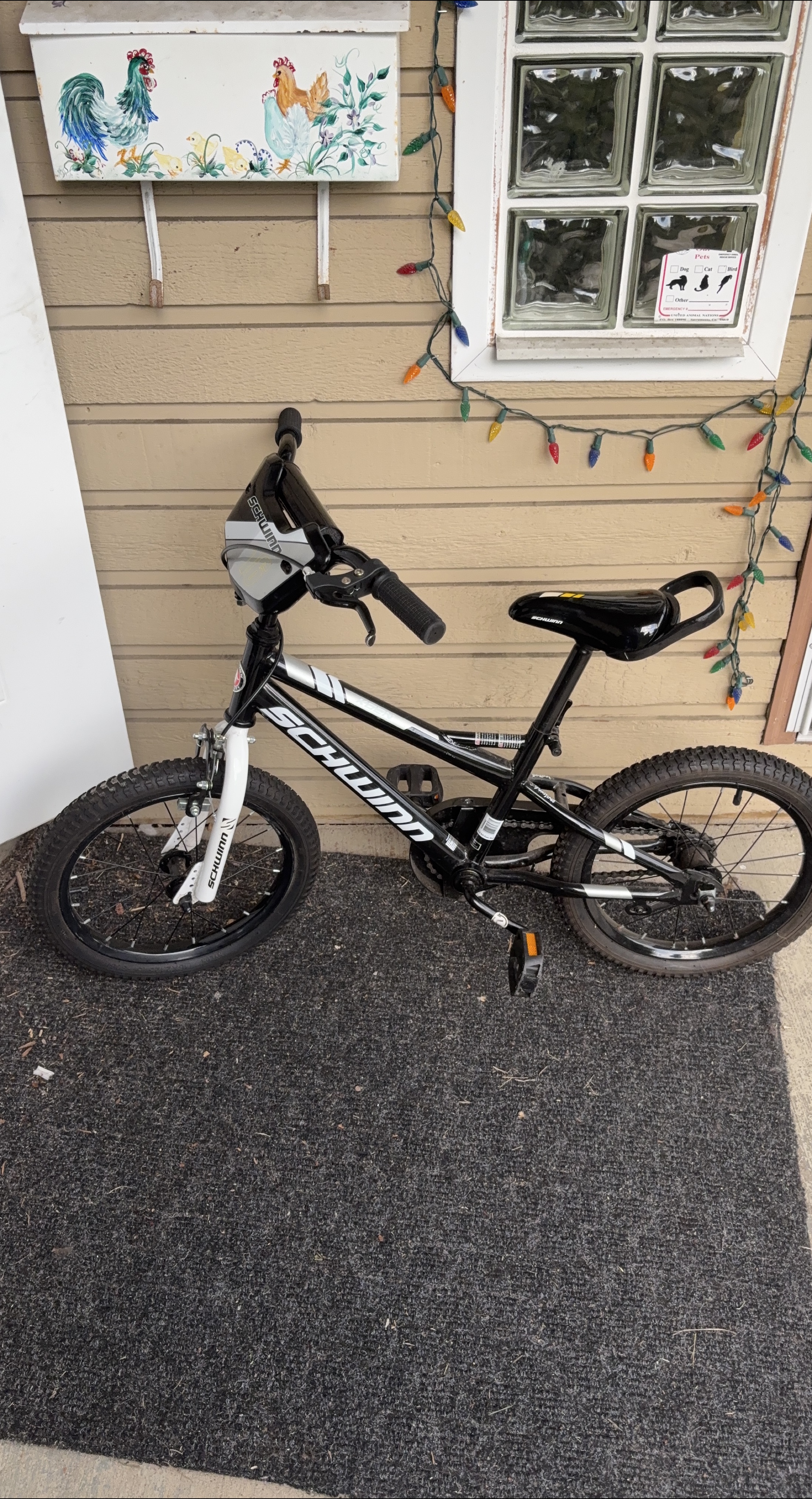 Schwinn 16-inch Bike - Black & Silver thumbnail