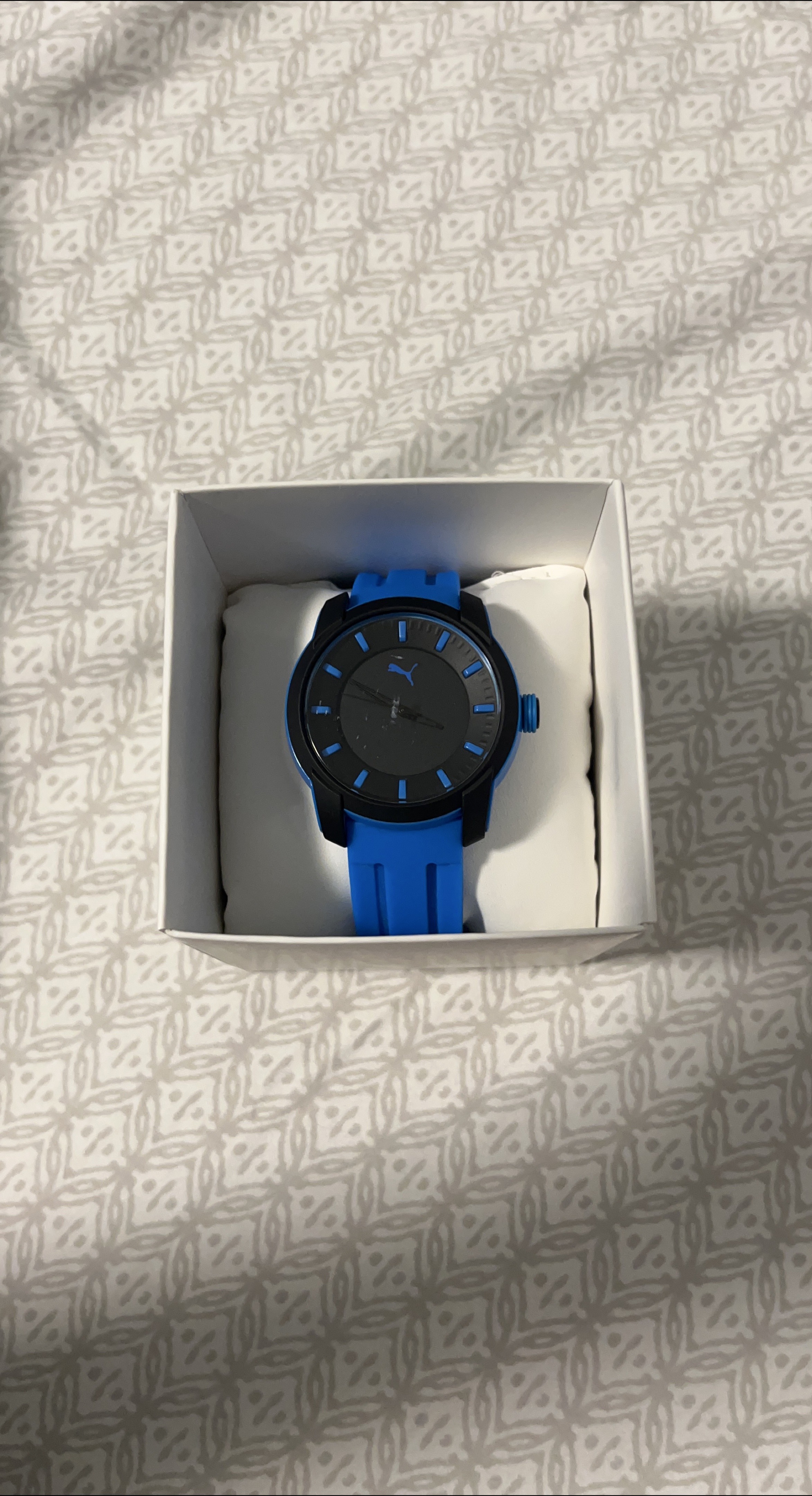 Puma Blue & Black Watch with Box thumbnail
