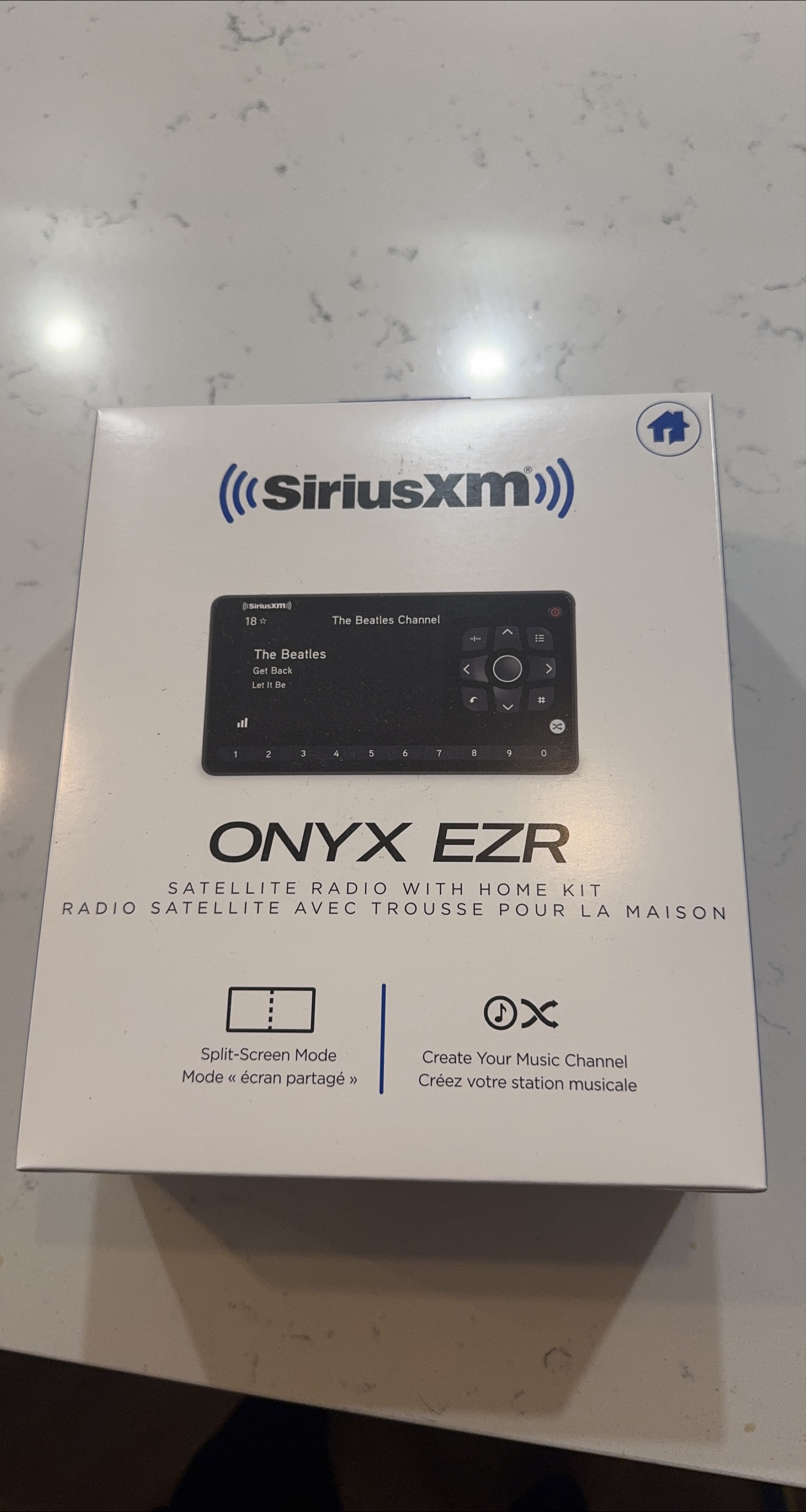 SiriusXM Onyx EZR Satellite Radio with Home Kit thumbnail