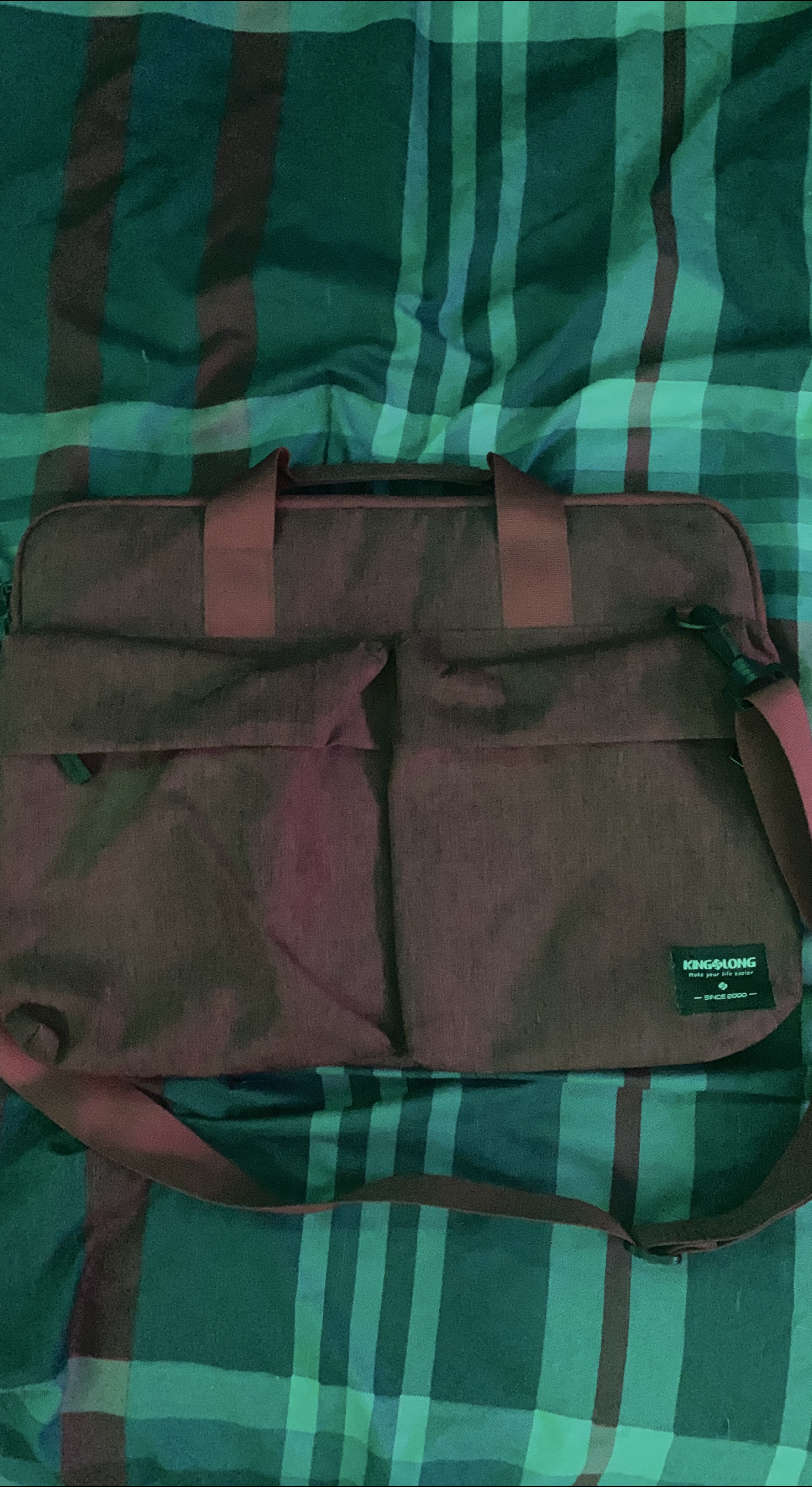 Kingslong Laptop Bag - Burgundy thumbnail
