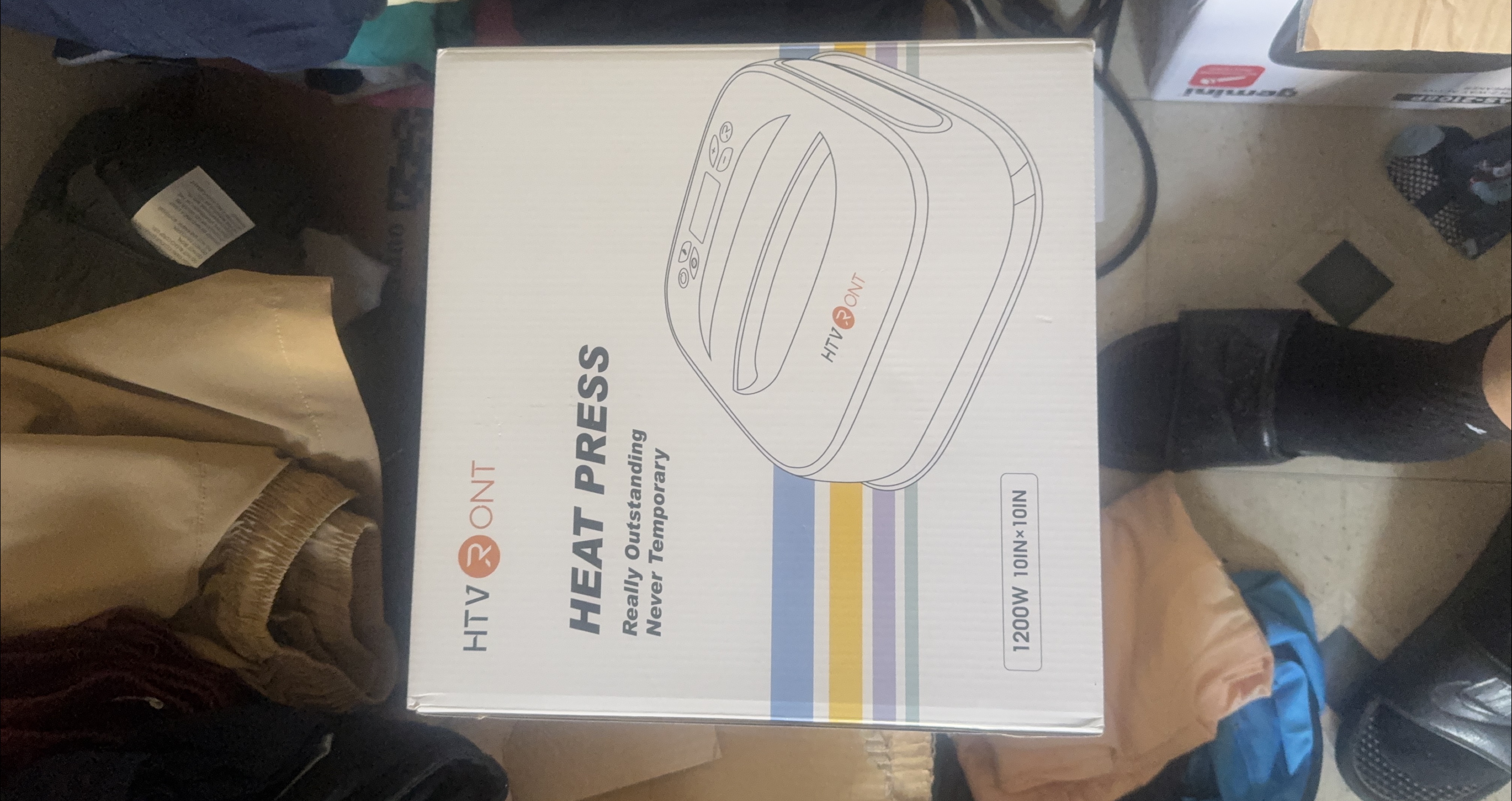 HTVRONT 10x10in Heat Press - Brand New in Box! thumbnail