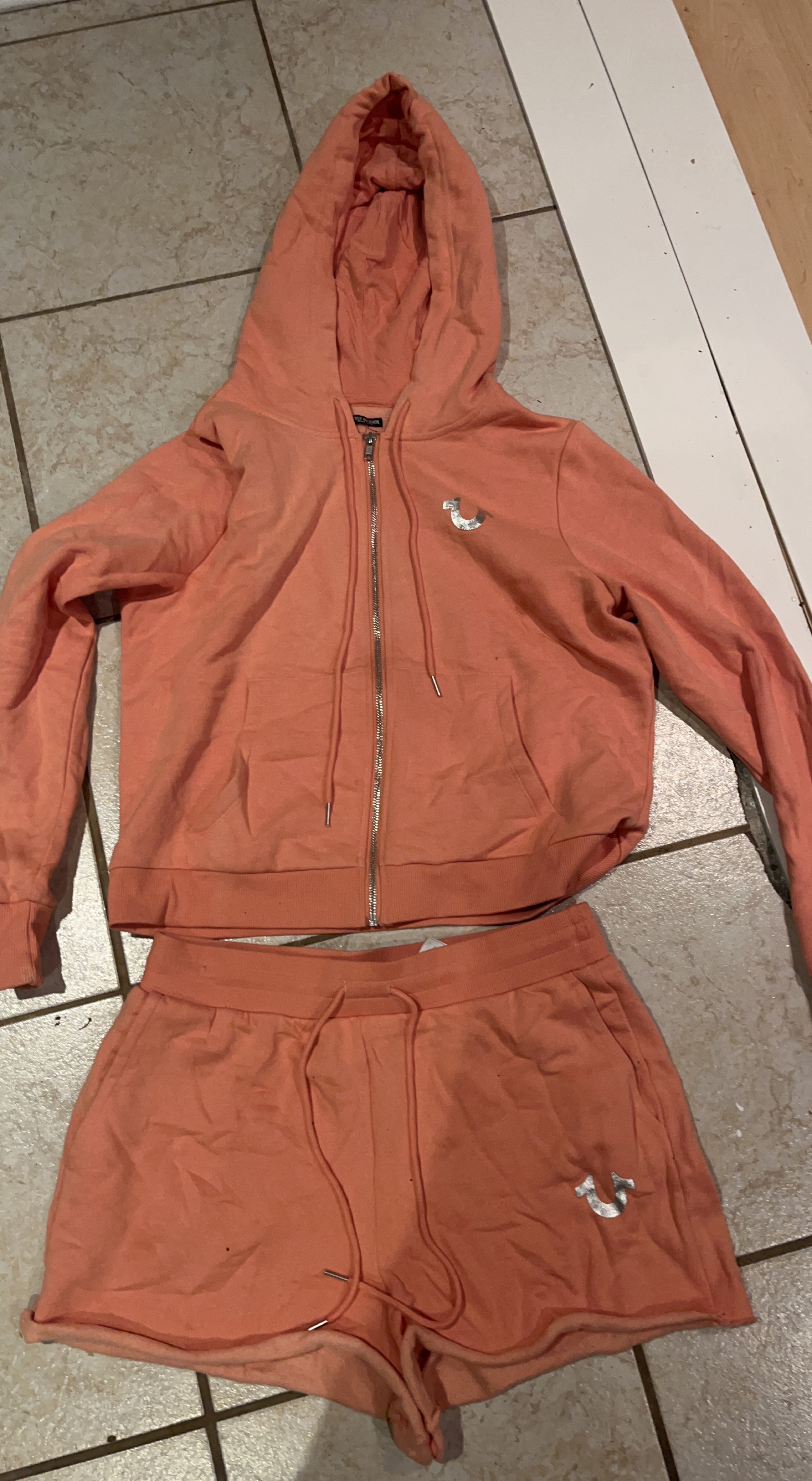 True Religion Hoodie & Shorts Set thumbnail