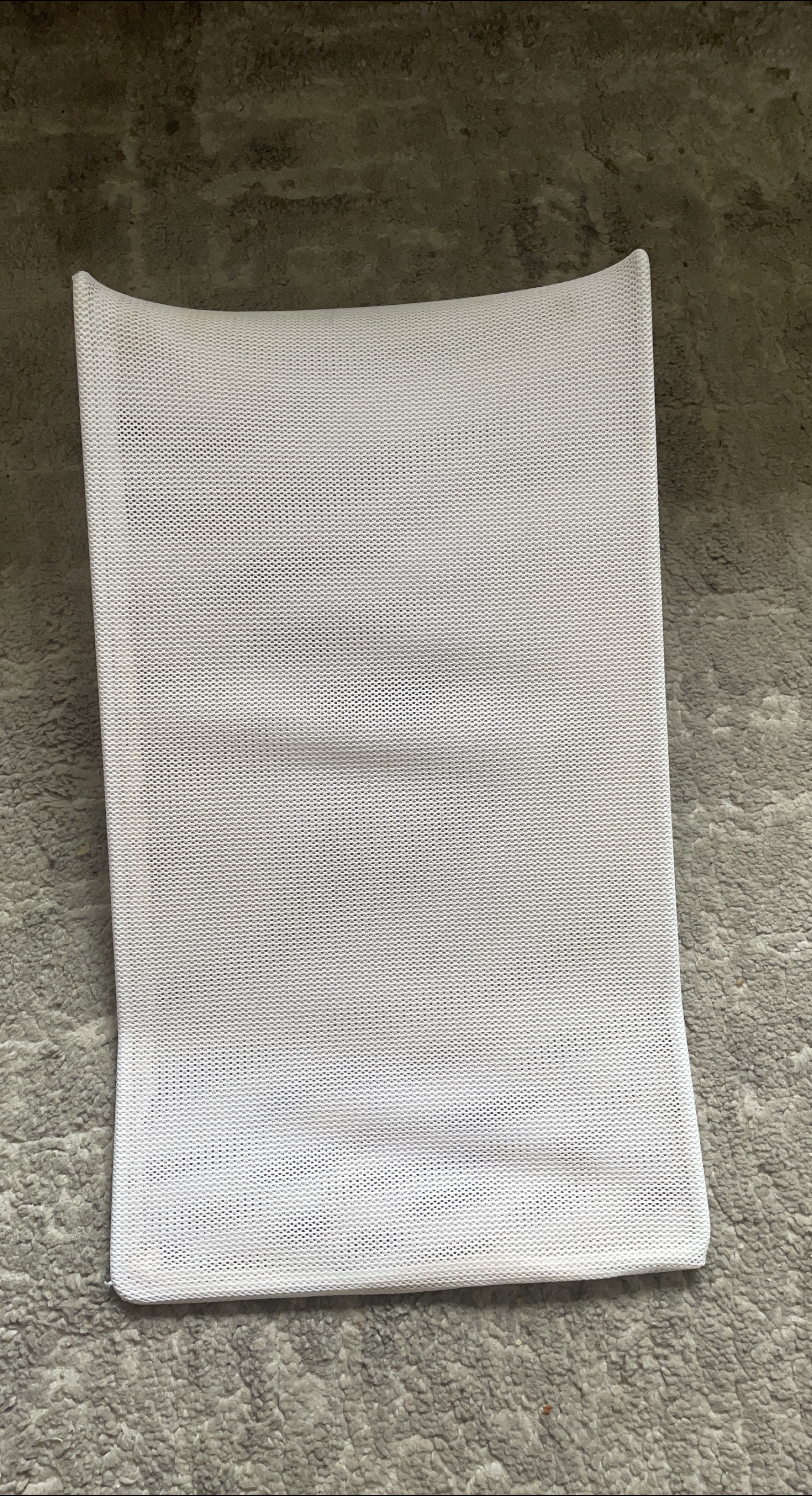 White Mesh Chair Back thumbnail