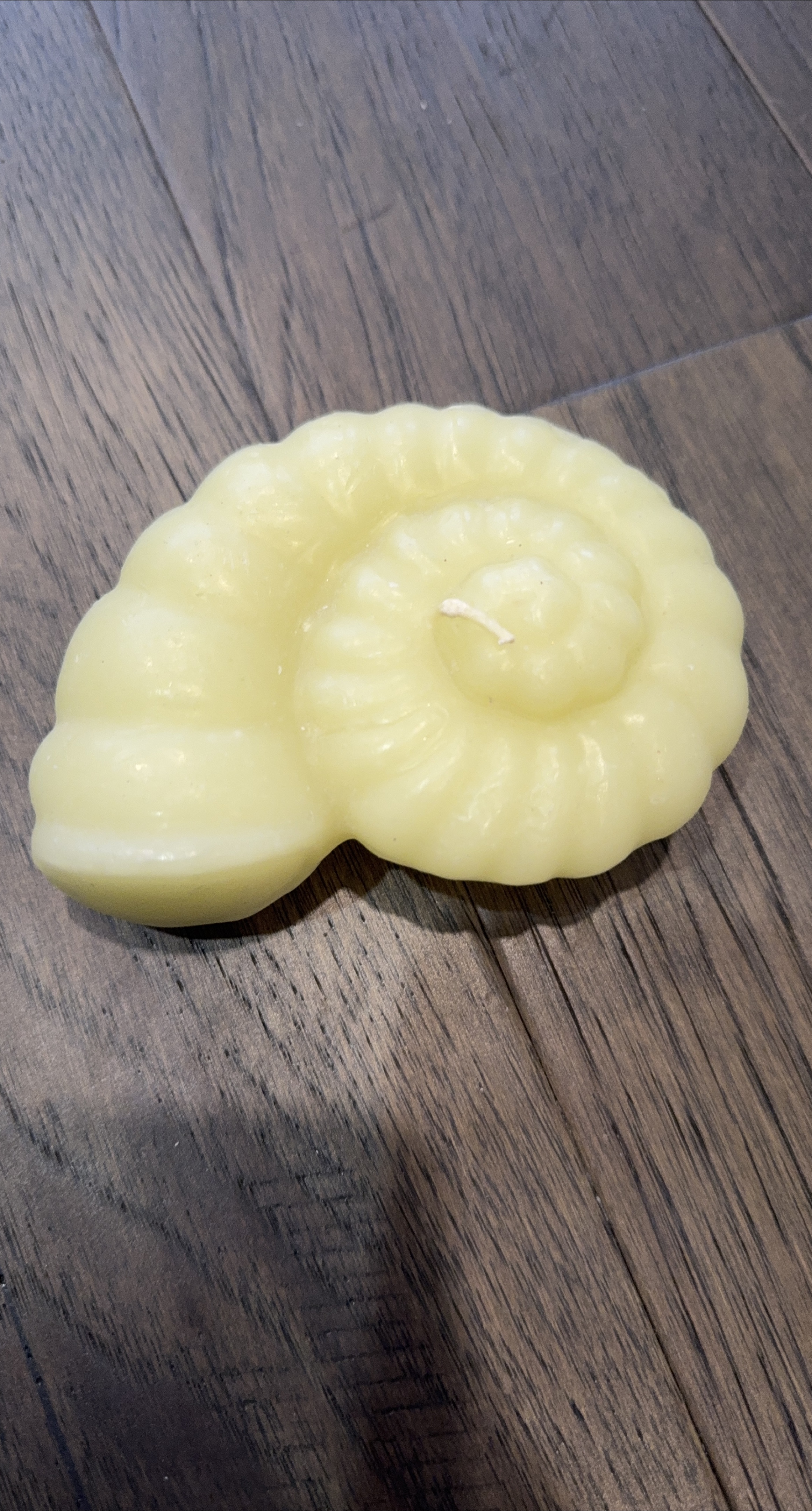 🇨🇦 New Shell Shaped Candle - Yellow thumbnail