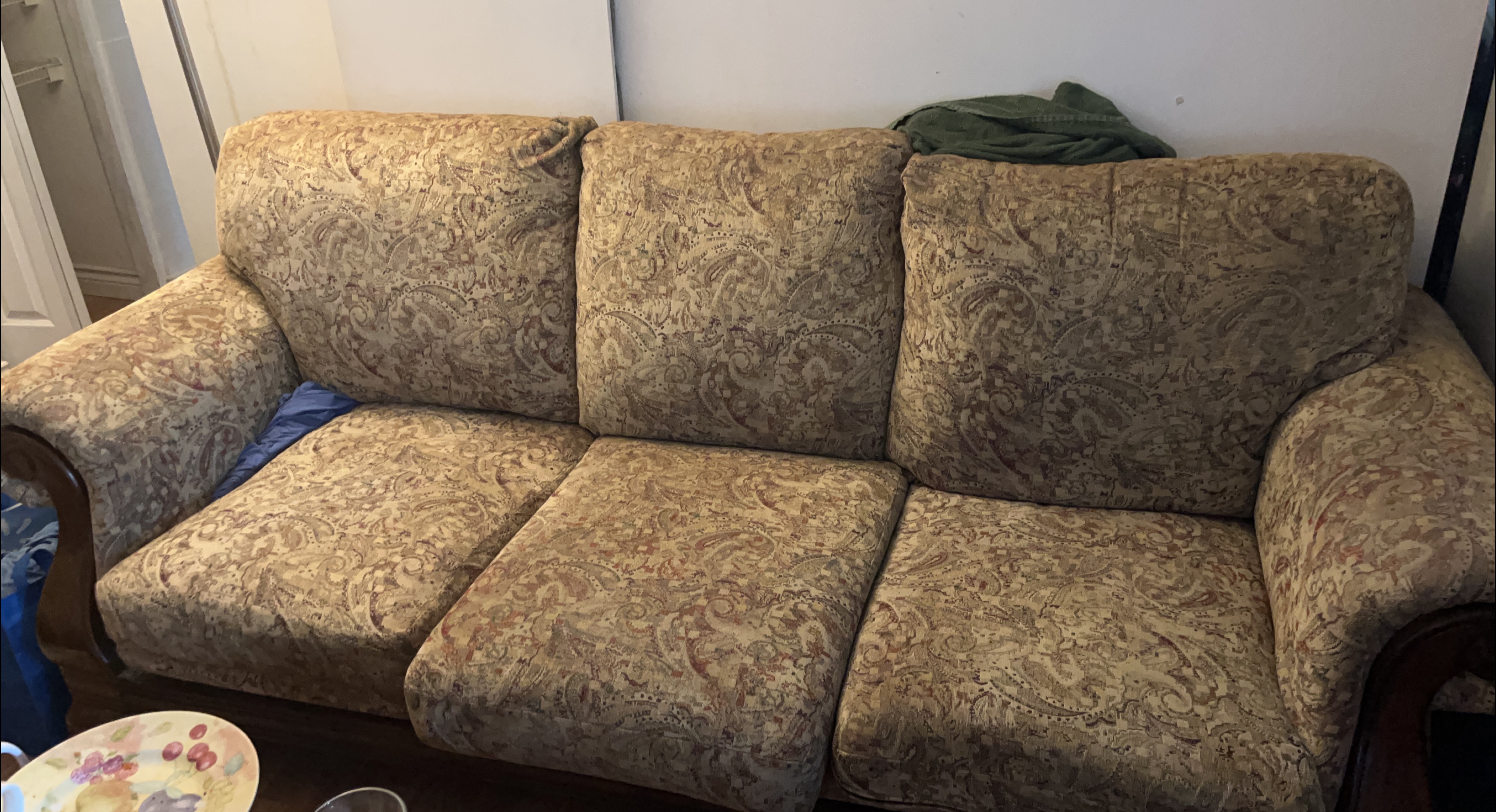 Floral Patterned 3-Seater Sofa