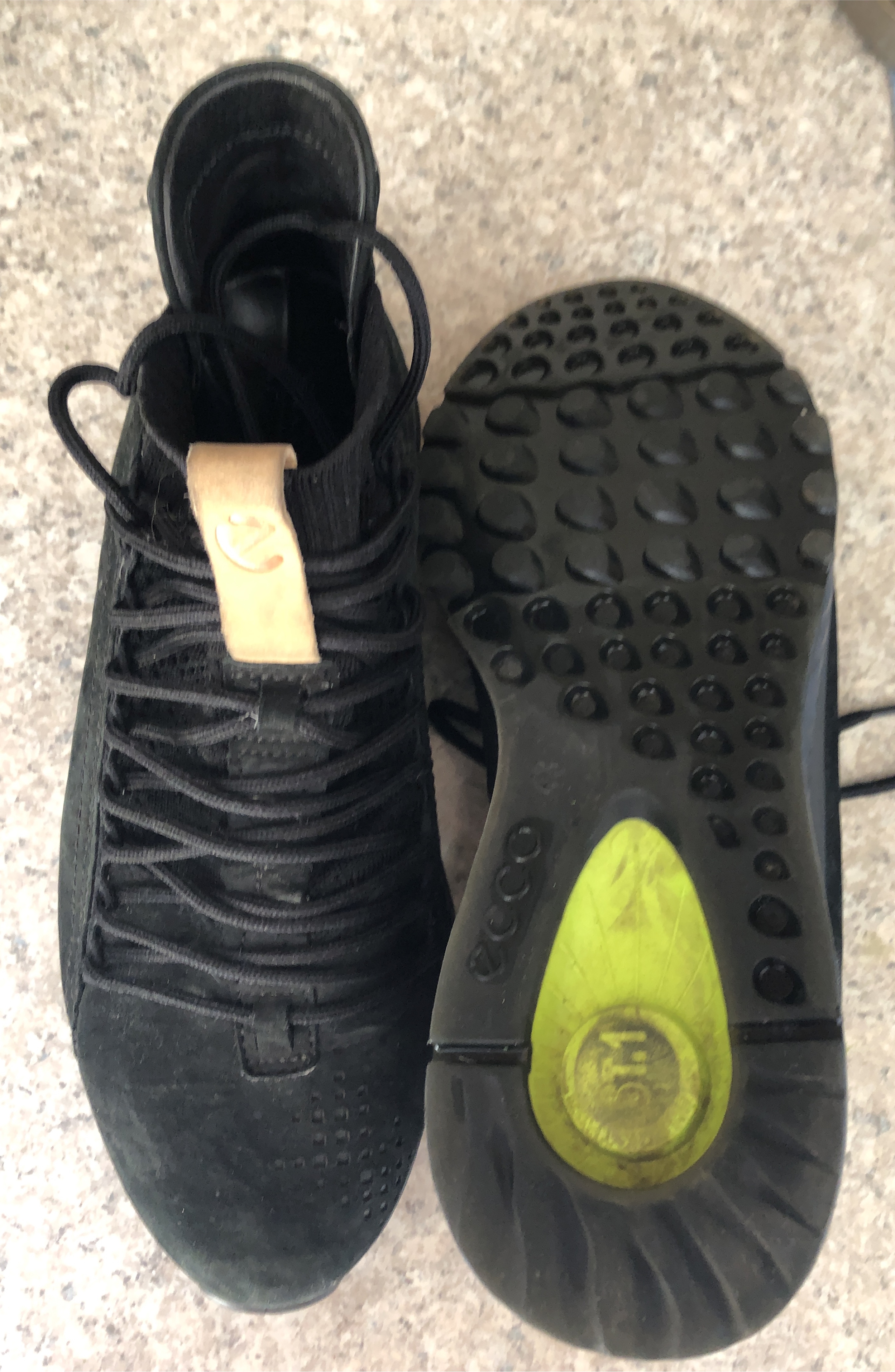 Ecco Black Leather Shoes US 9 thumbnail