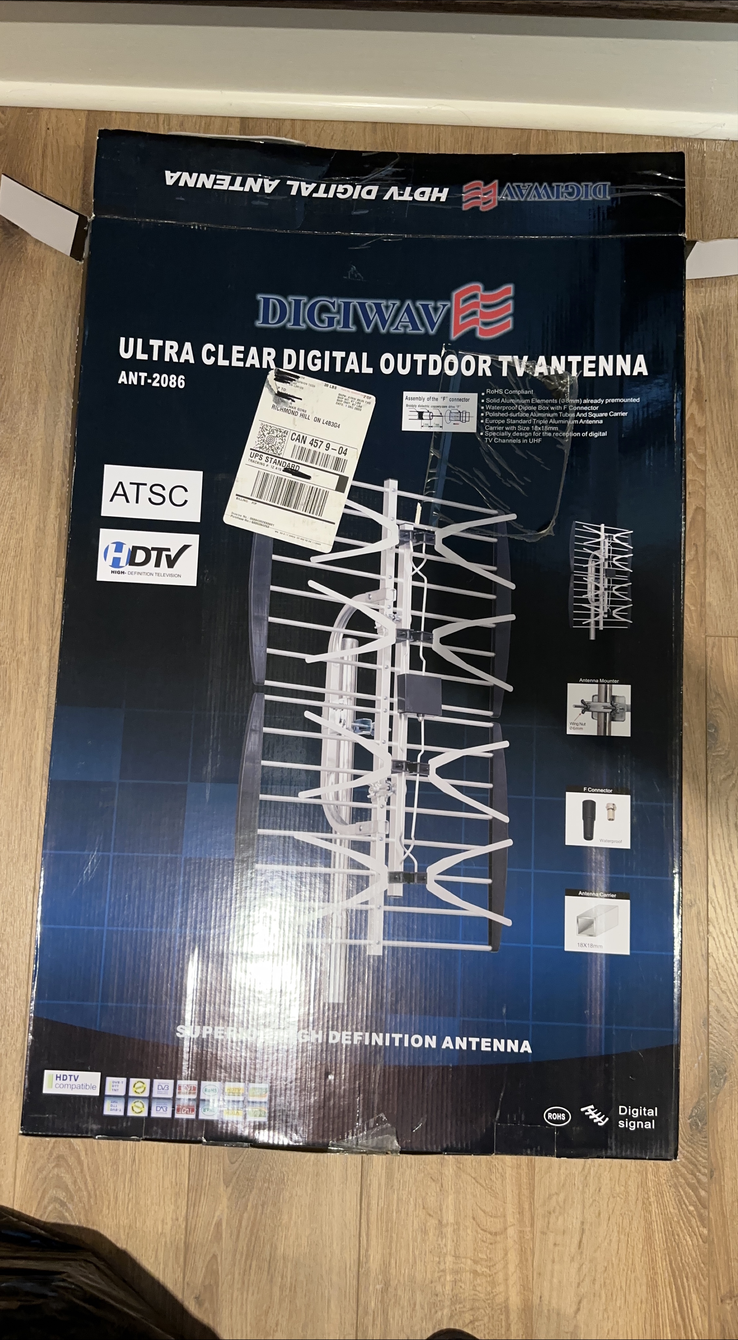 Digiwave Ultra Clear Digital Outdoor TV Antenna ANT-2086 thumbnail