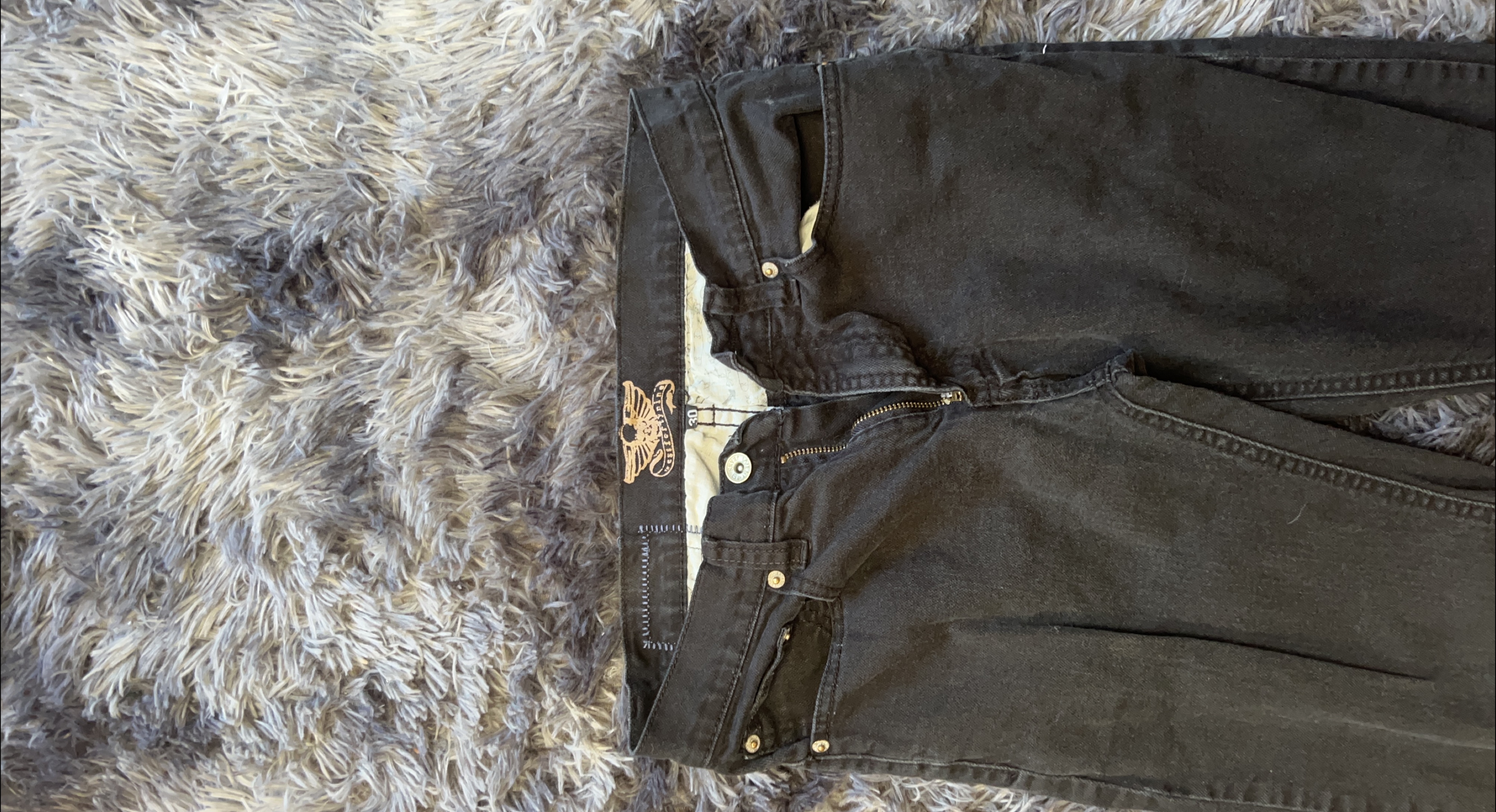 "West 49" Black Denim Jeans Size 30 thumbnail