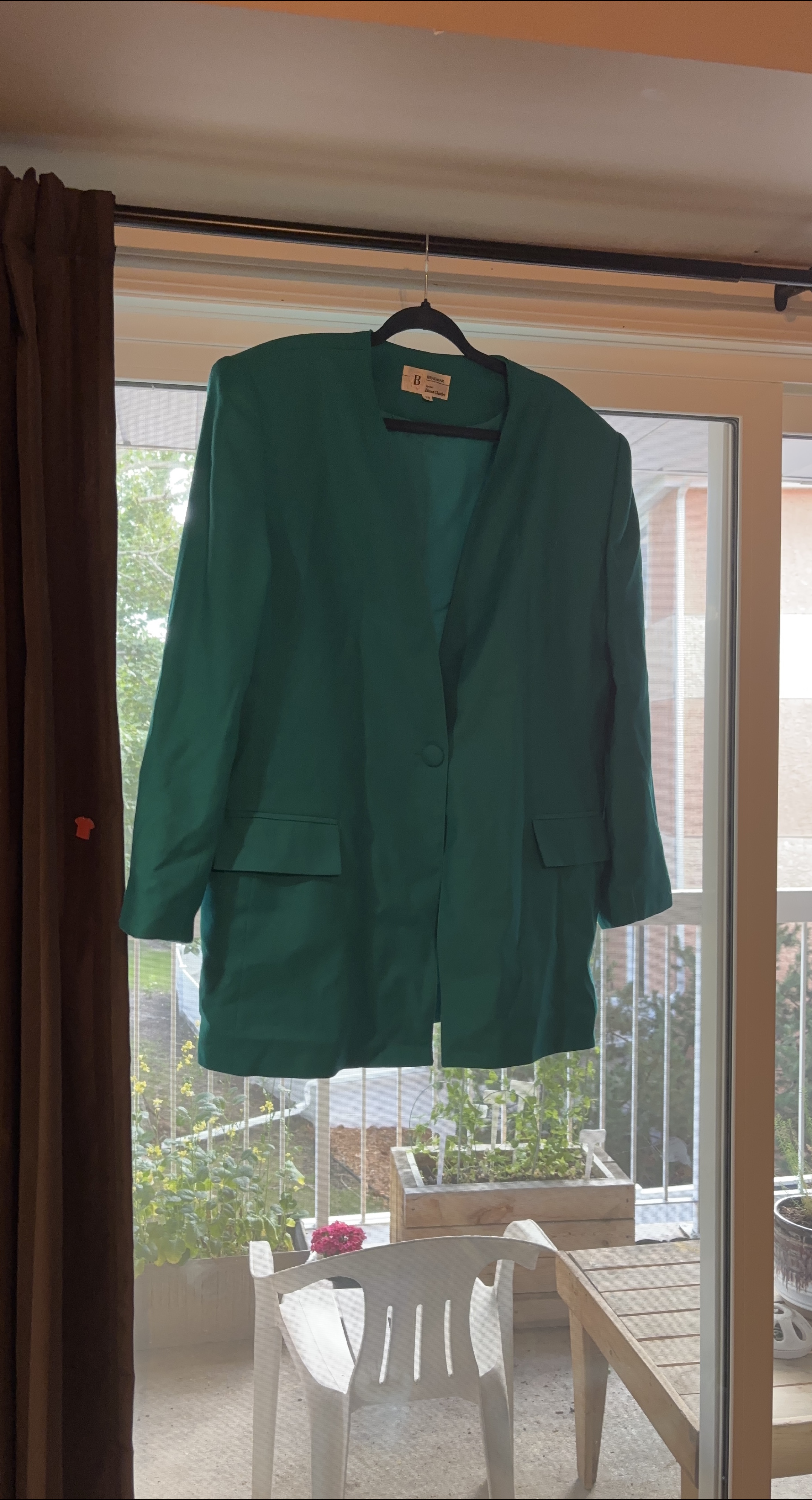 Braemar by Diana Charles-turquoise Blazer - thumbnail