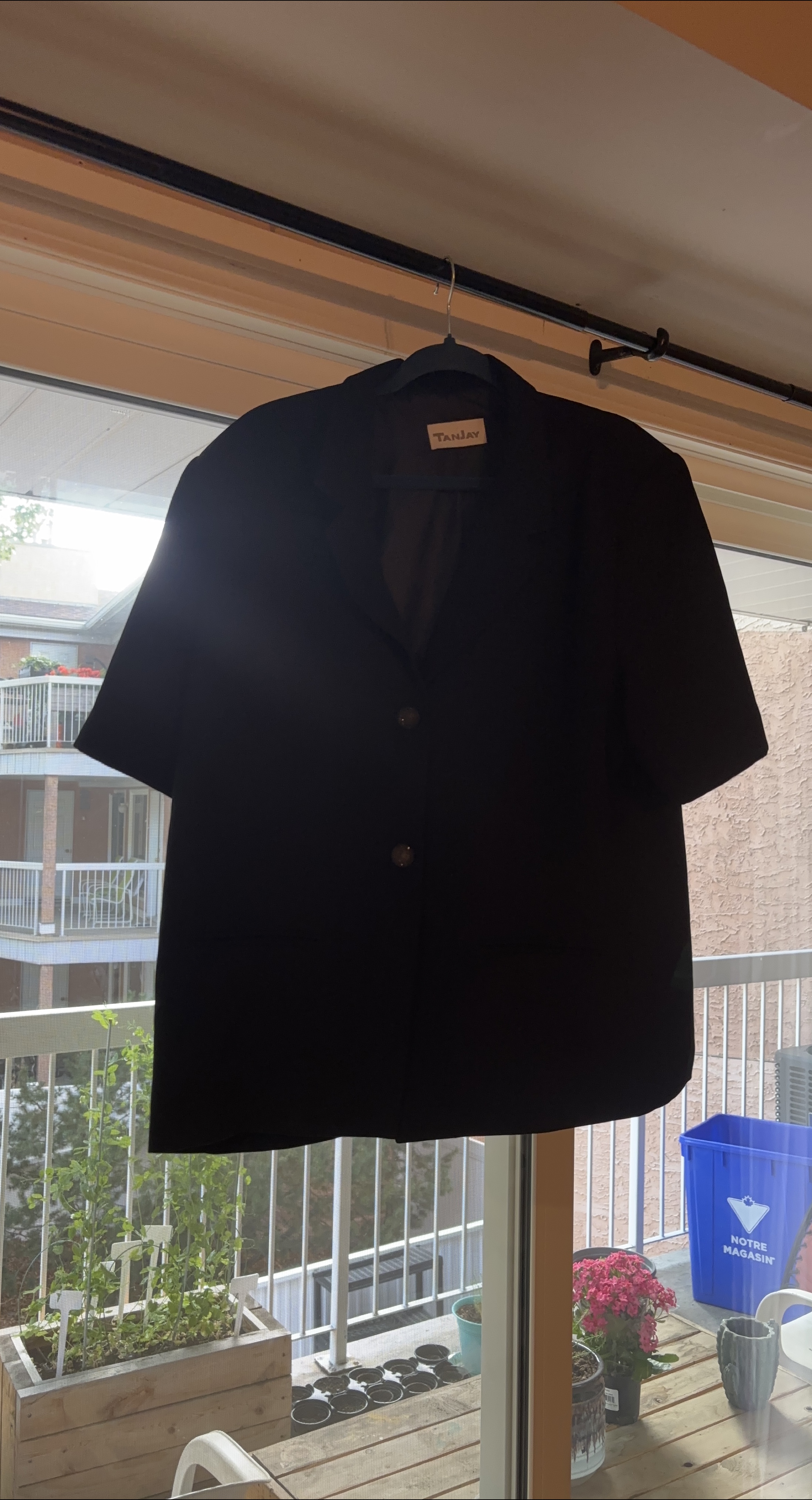 Tanjay Black Short Sleeve Blazer thumbnail