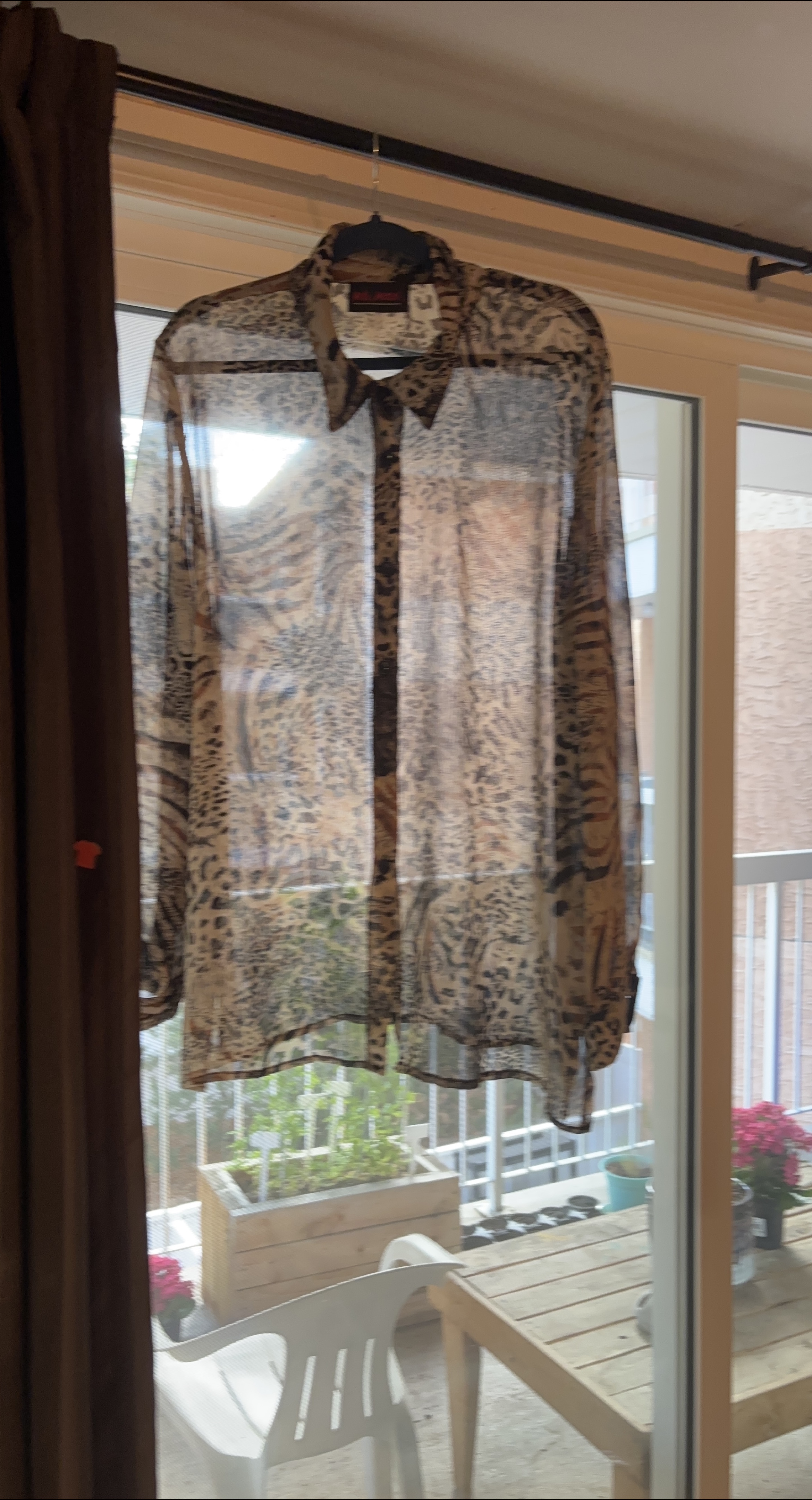 Animal Print Button Down Shirt thumbnail