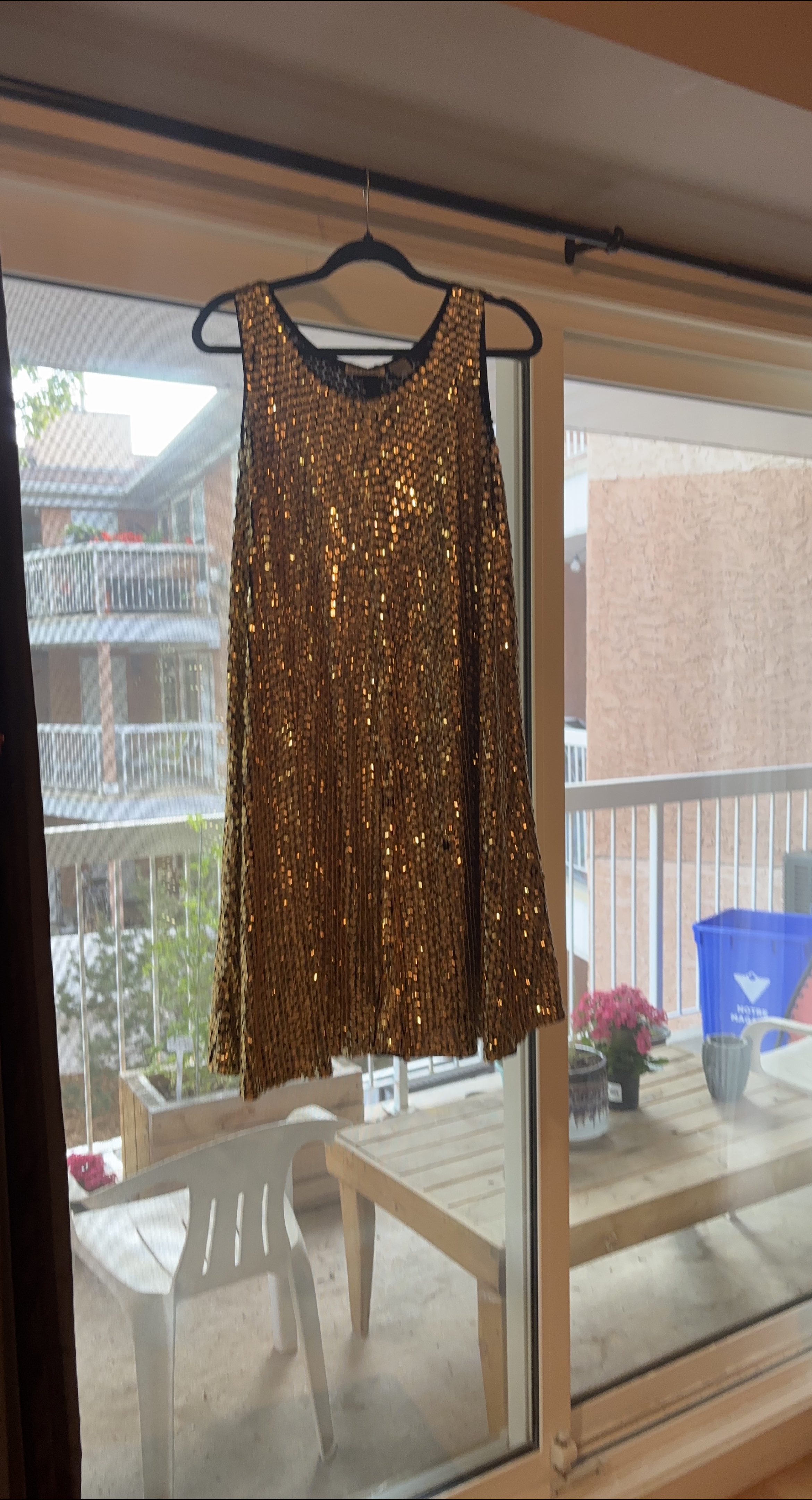 Gold Sequin Dress thumbnail
