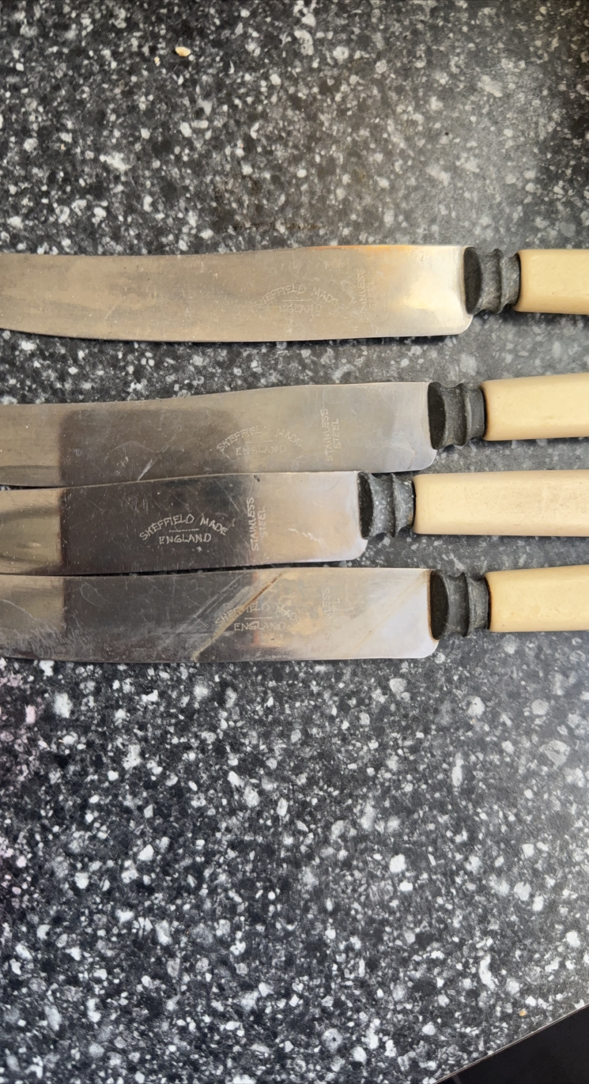 Sheffield Made England Stainless Steel Knives thumbnail