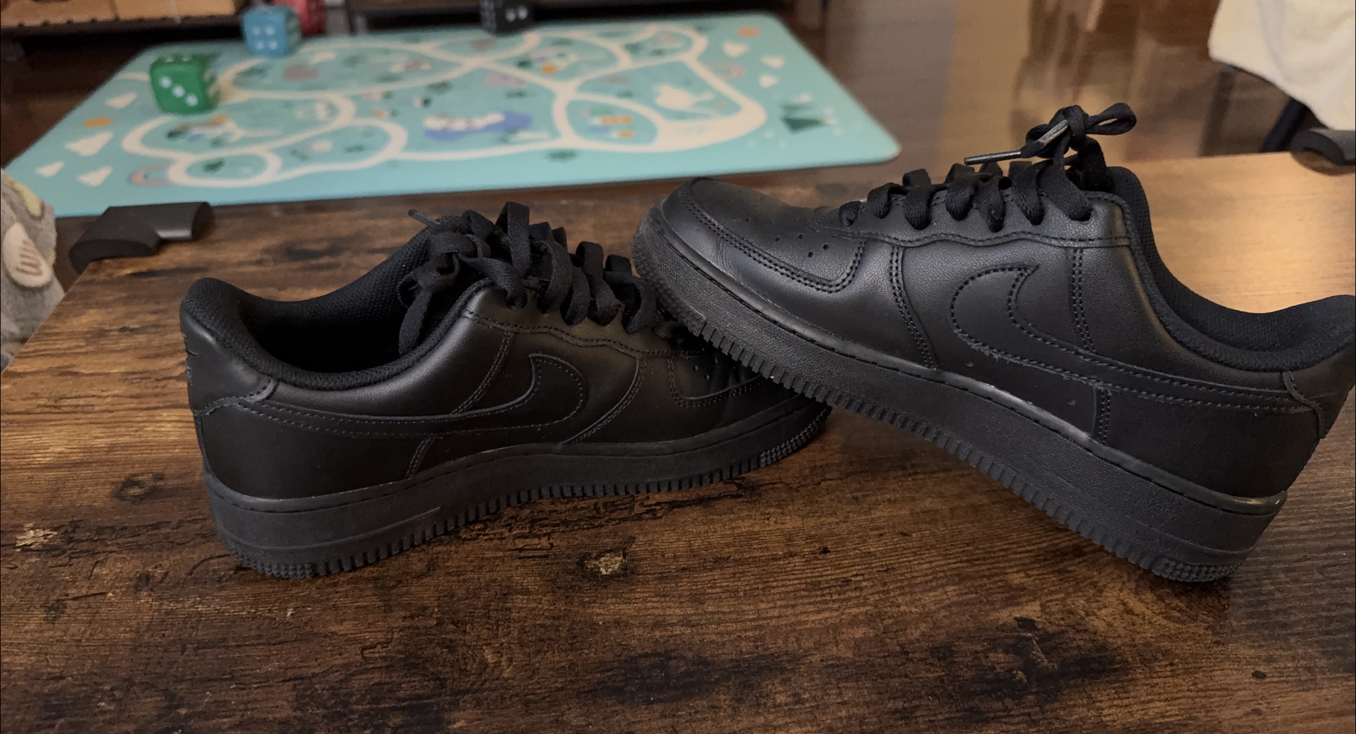 Nike Air Force 1 Black Sneakers thumbnail