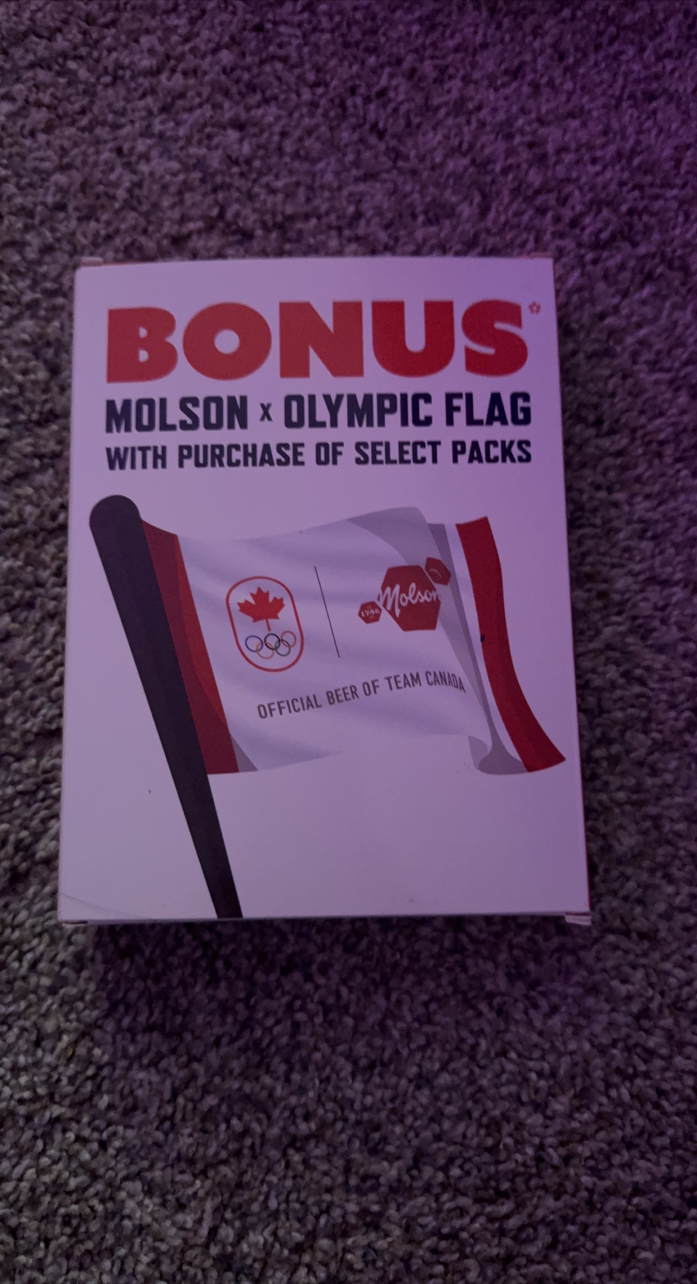 Molson Olympic Flag Bonus Item thumbnail