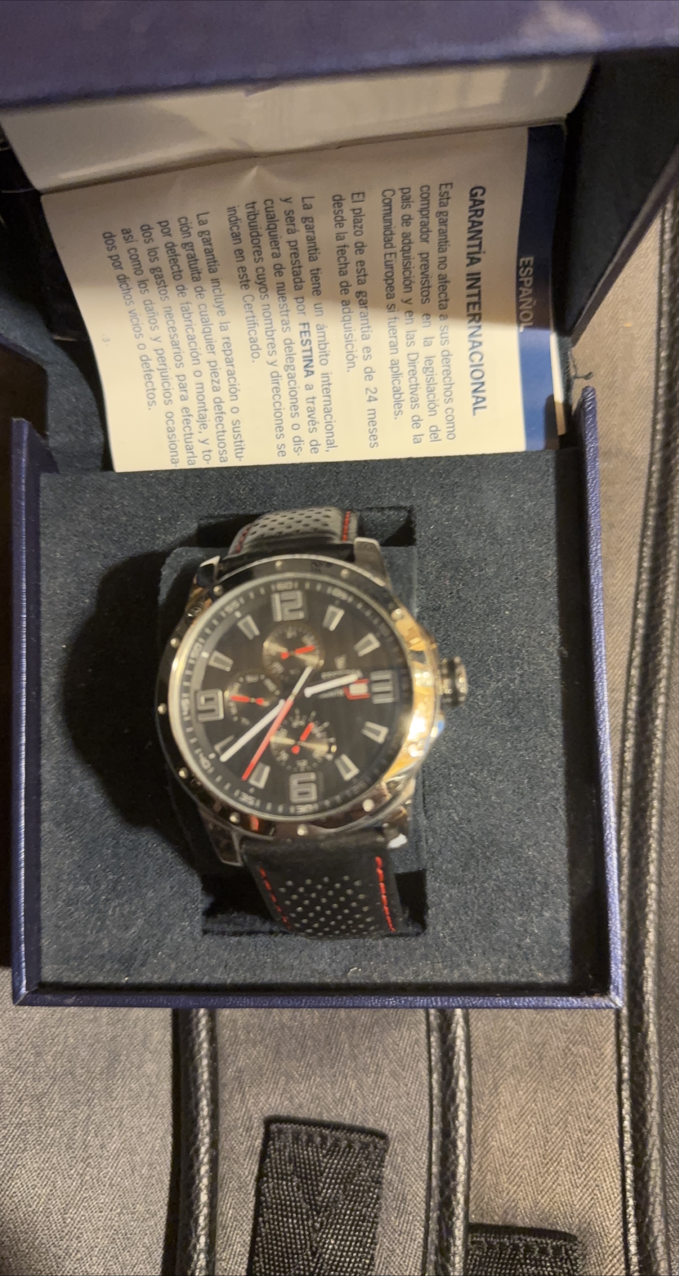 Festina Chronograph Watch with Box thumbnail