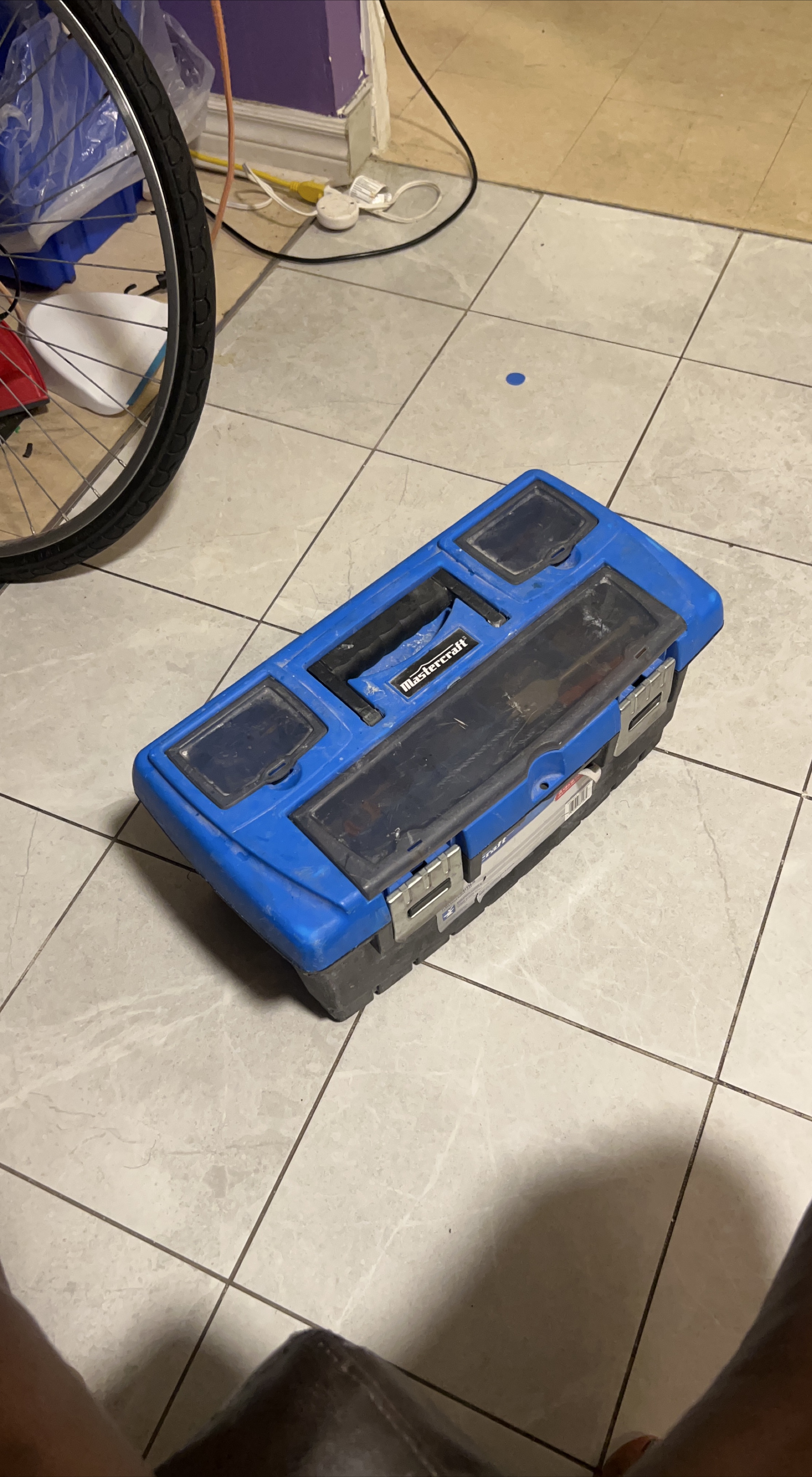 Mastercraft Blue Tool Box thumbnail