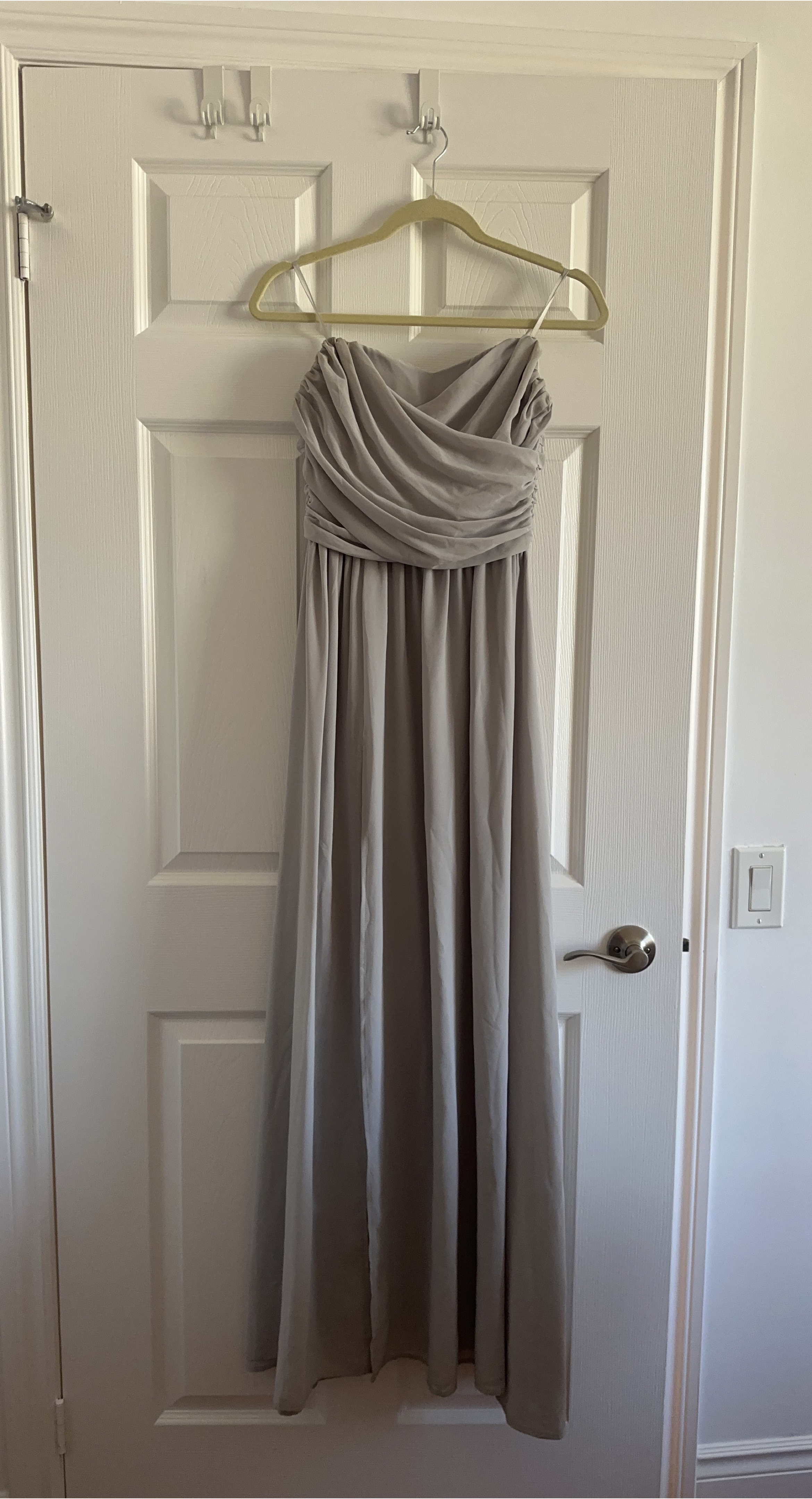 Grey Bridesmaid Dress, Size Small