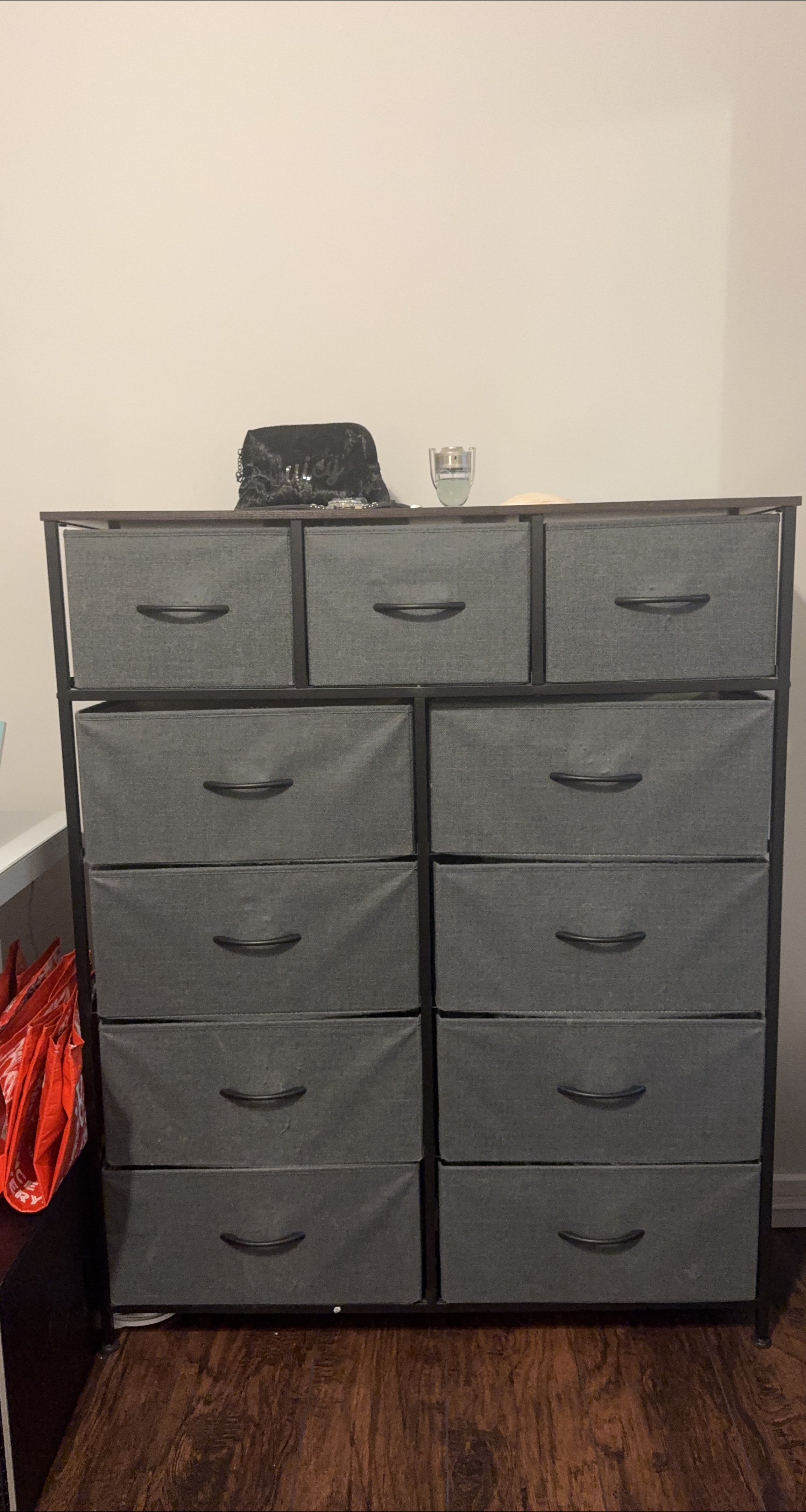 Gray Fabric Drawer Dresser thumbnail