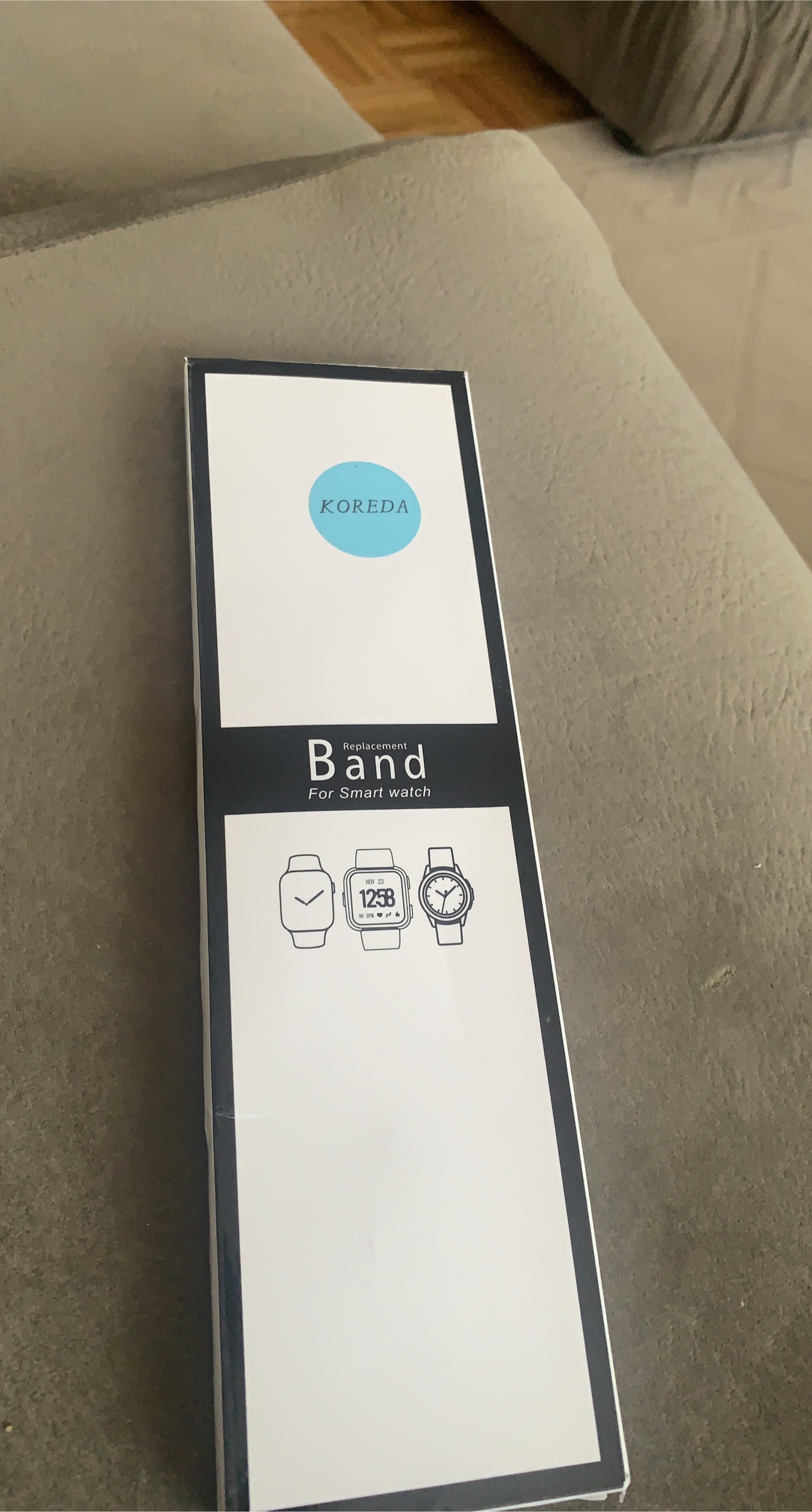 KOREDA Black Smart Watch Band - New thumbnail