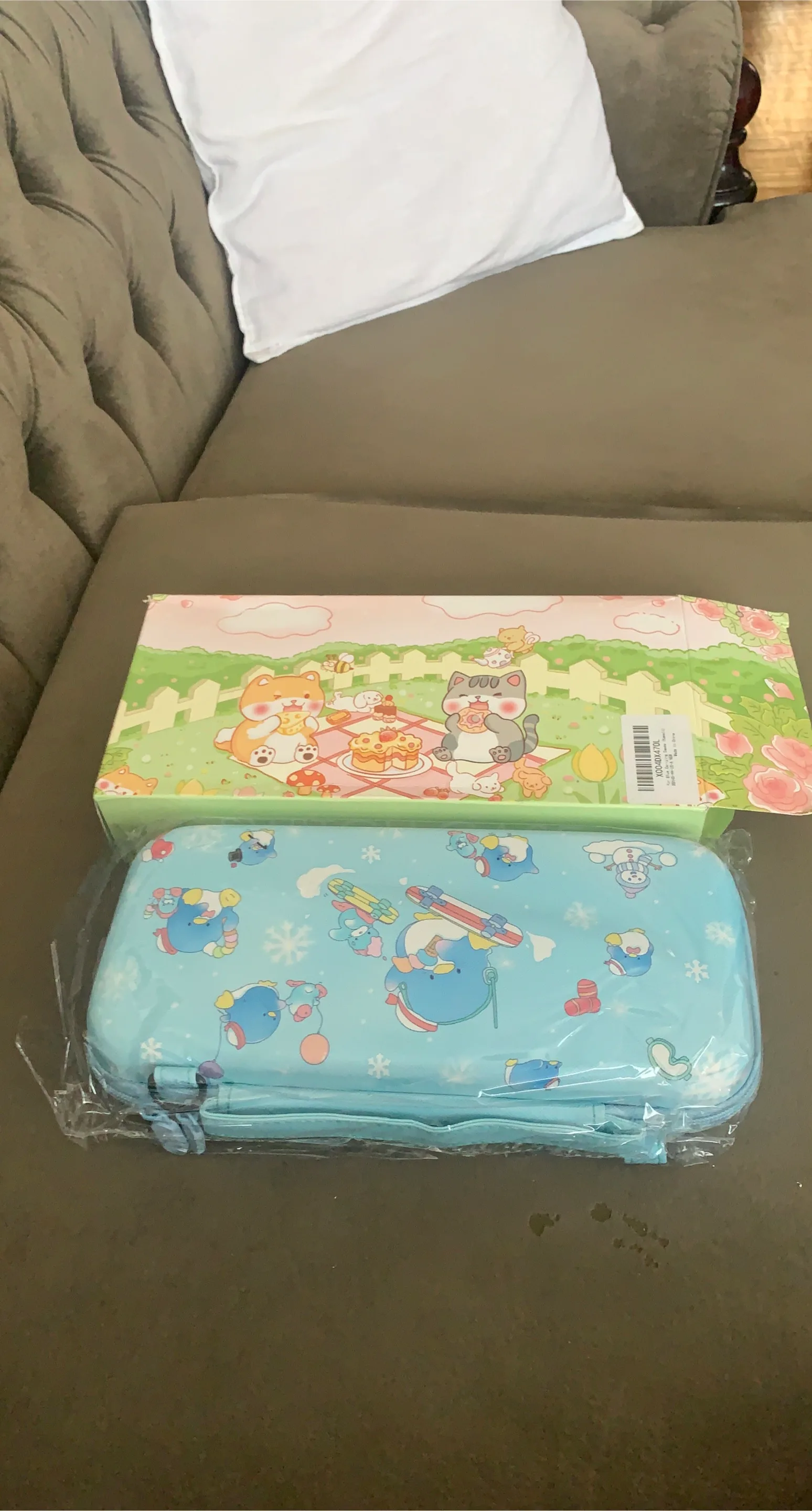 Nintendo Switch OLED Case - New! TWO CONTROLLERS INCLUDE