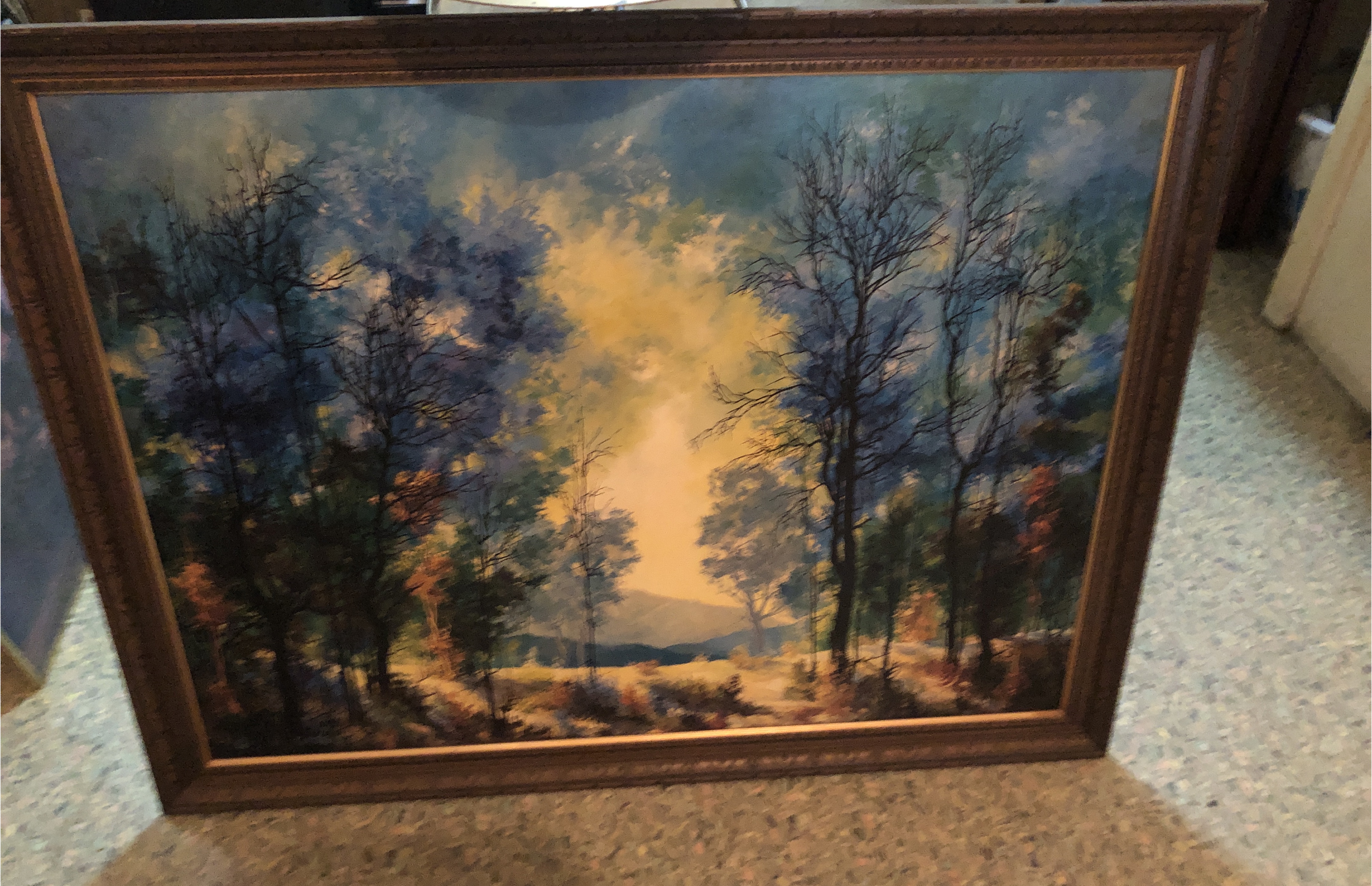 Framed Landscape Painting thumbnail