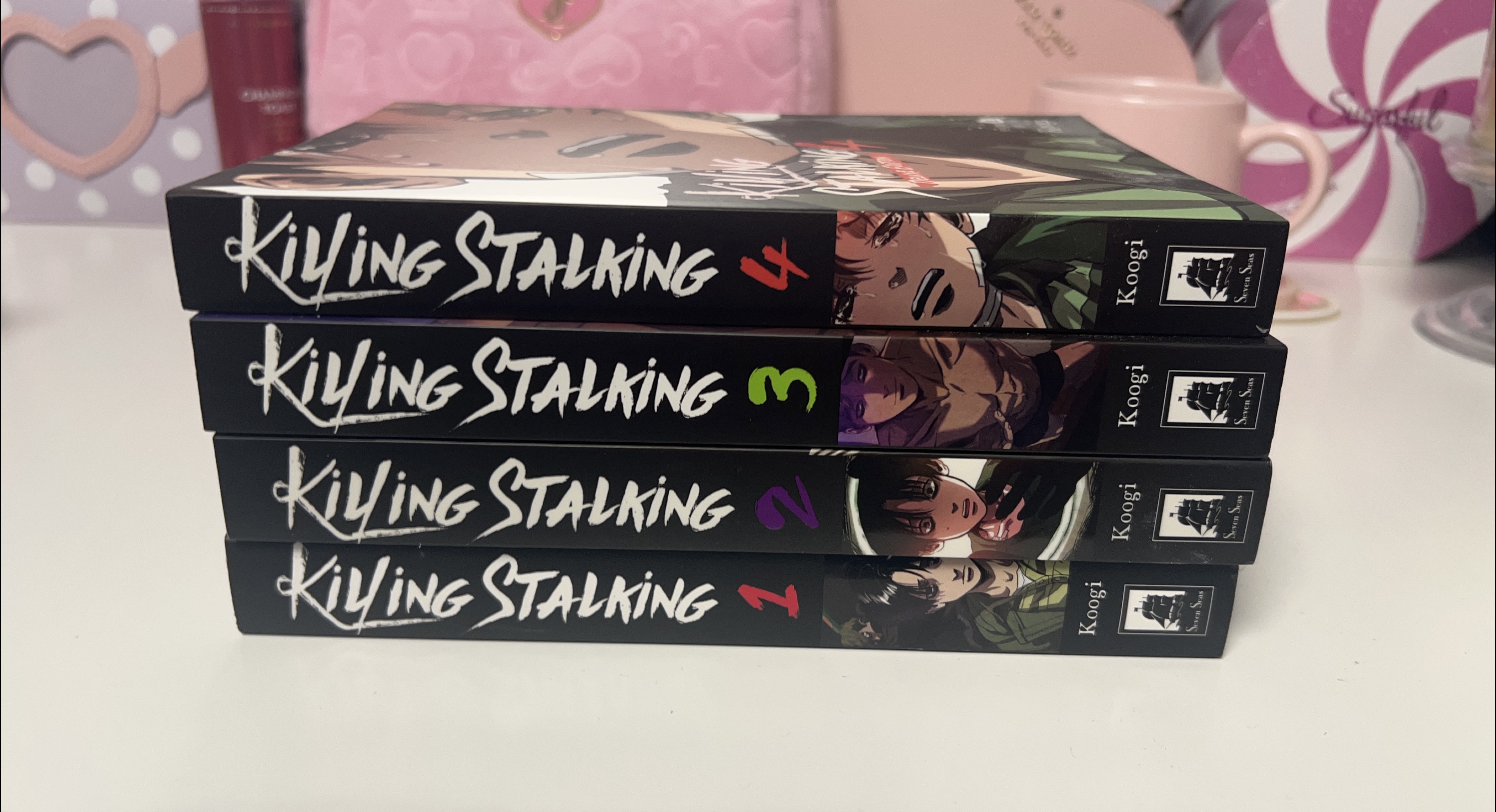 Killing Stalking Manga Volumes 1-4 by Koogi thumbnail
