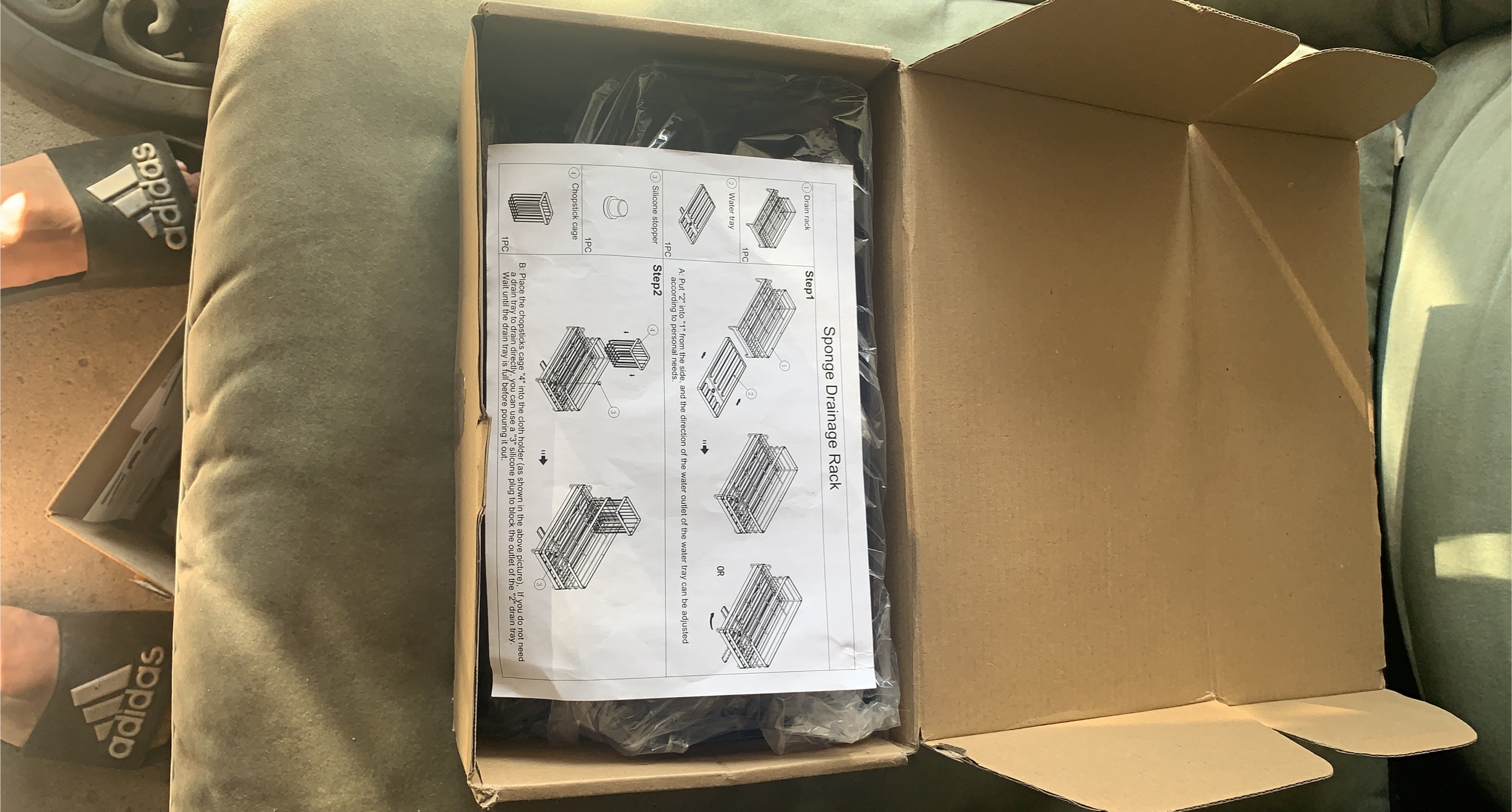 Sponge Drainage Rack - New in Box thumbnail
