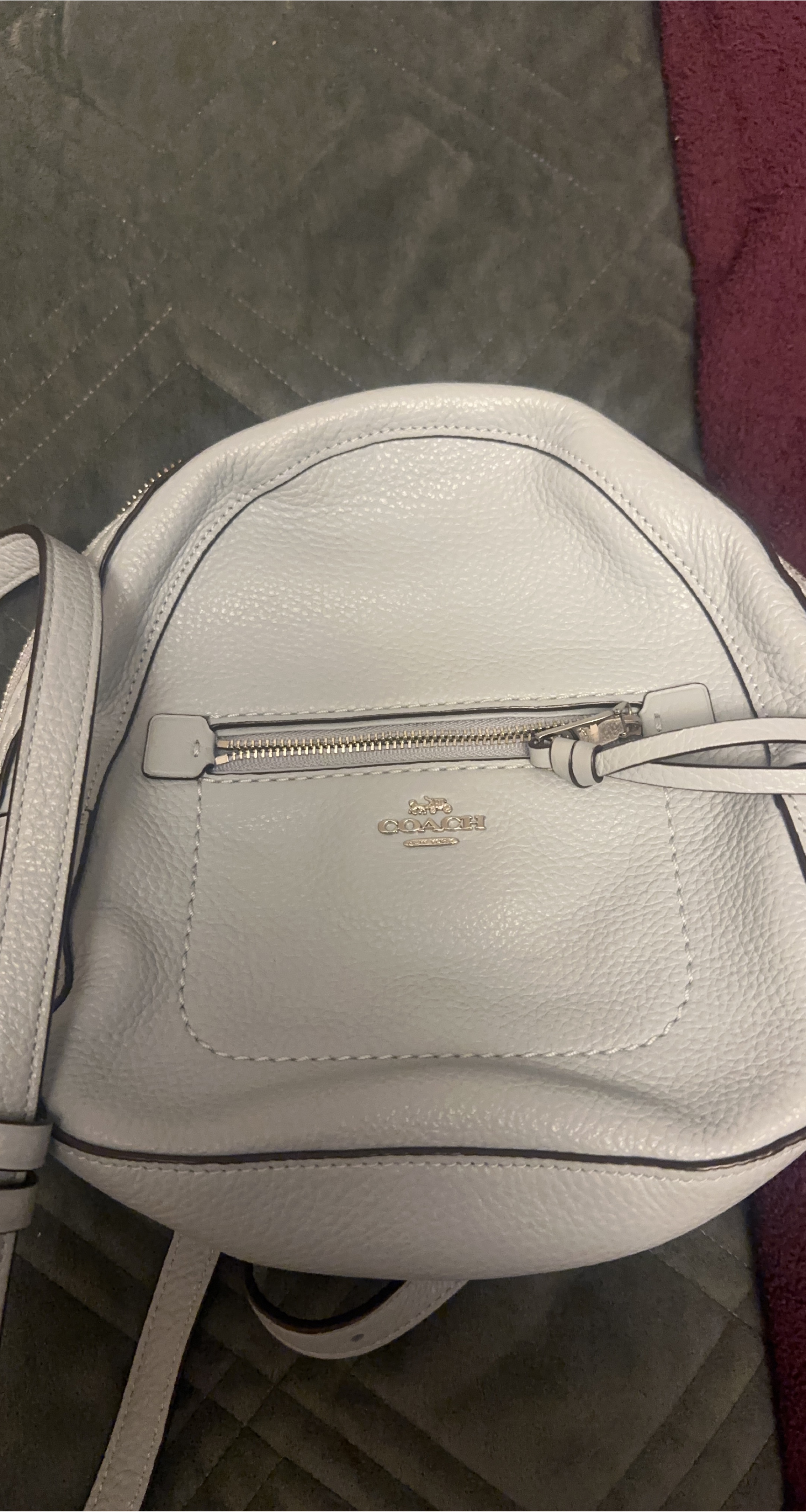 Coach Leather Backpack thumbnail