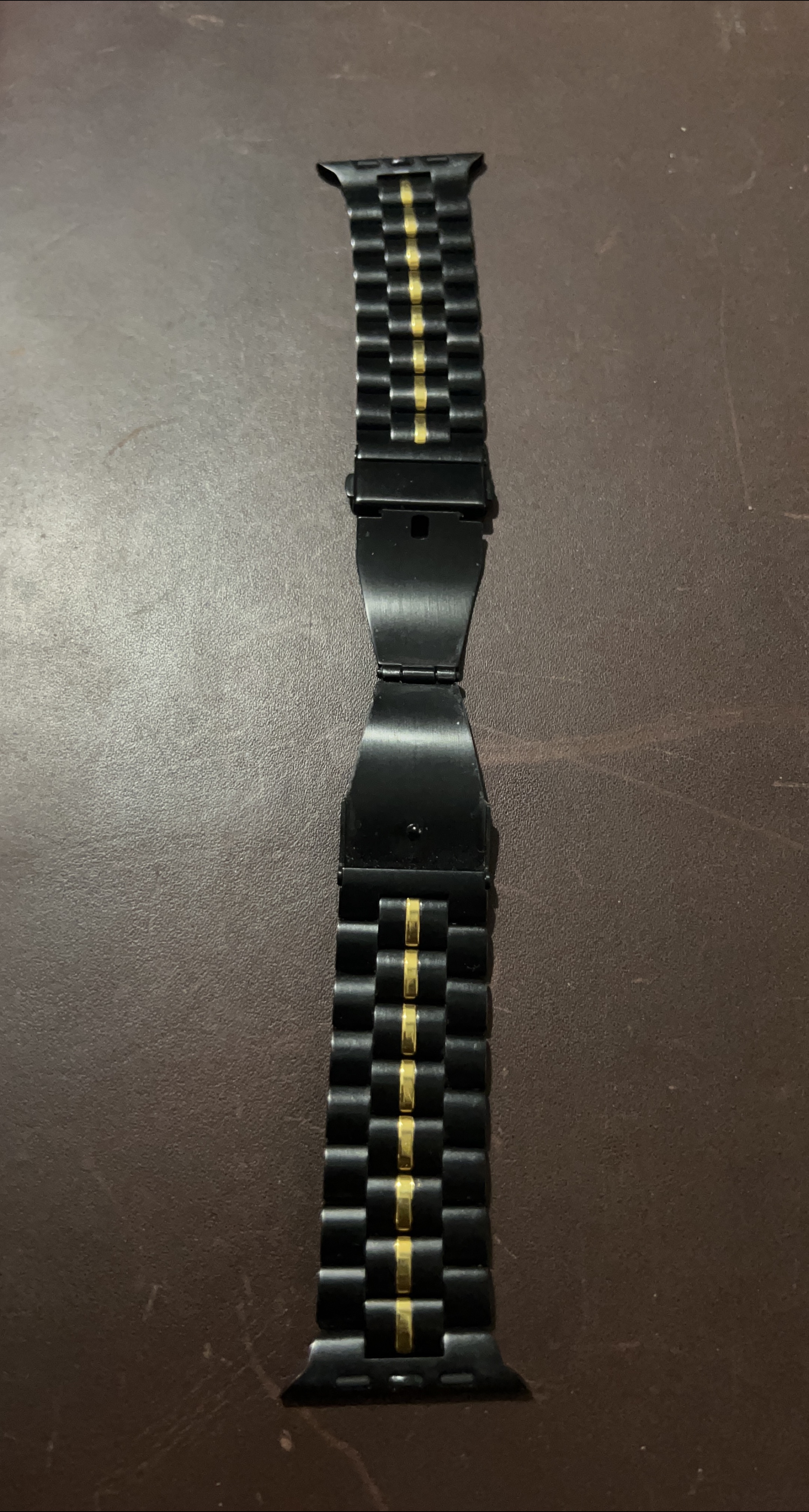 Apple Watch Band - Black & Gold thumbnail