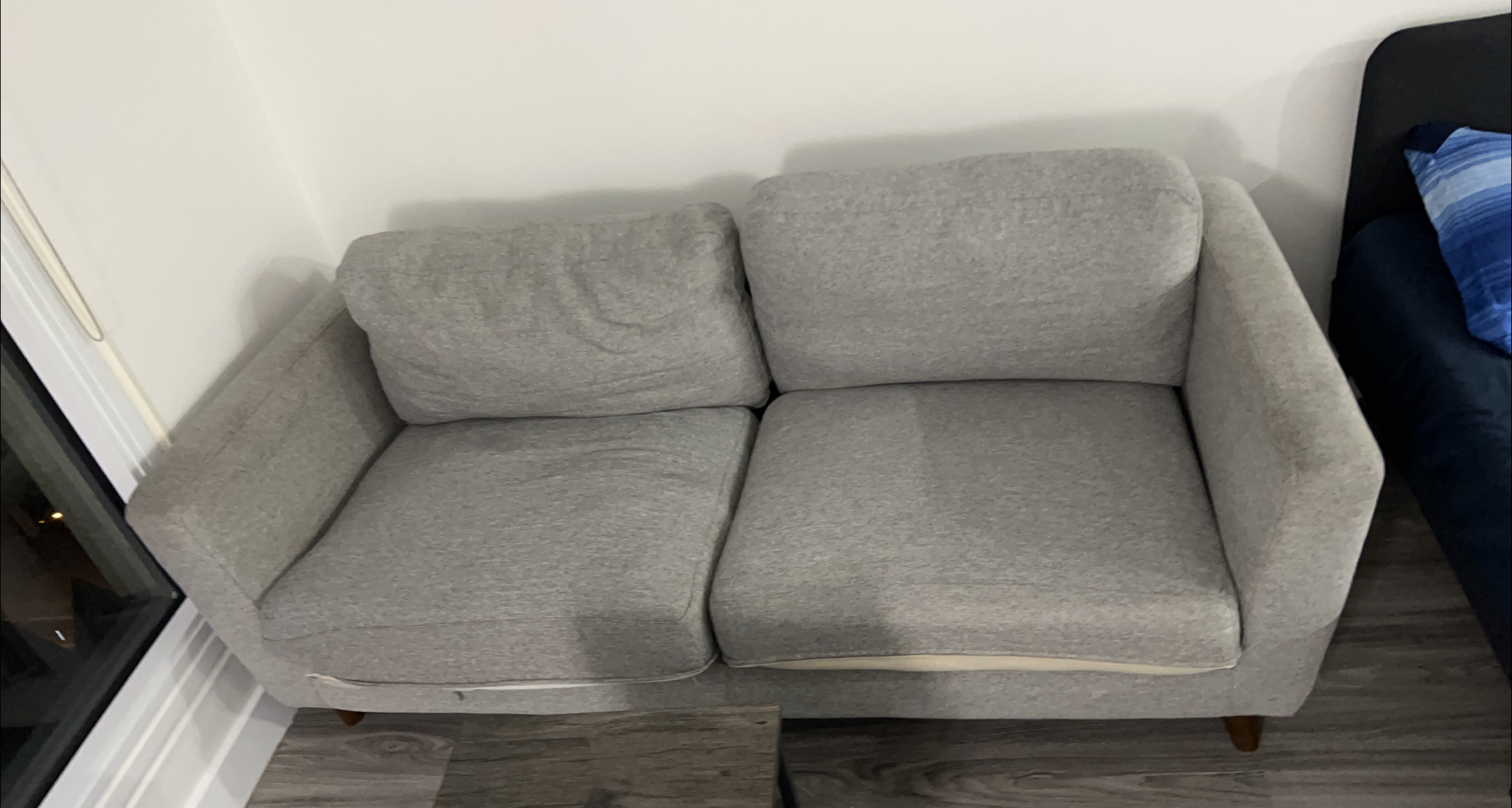 Grey Loveseat Sofa