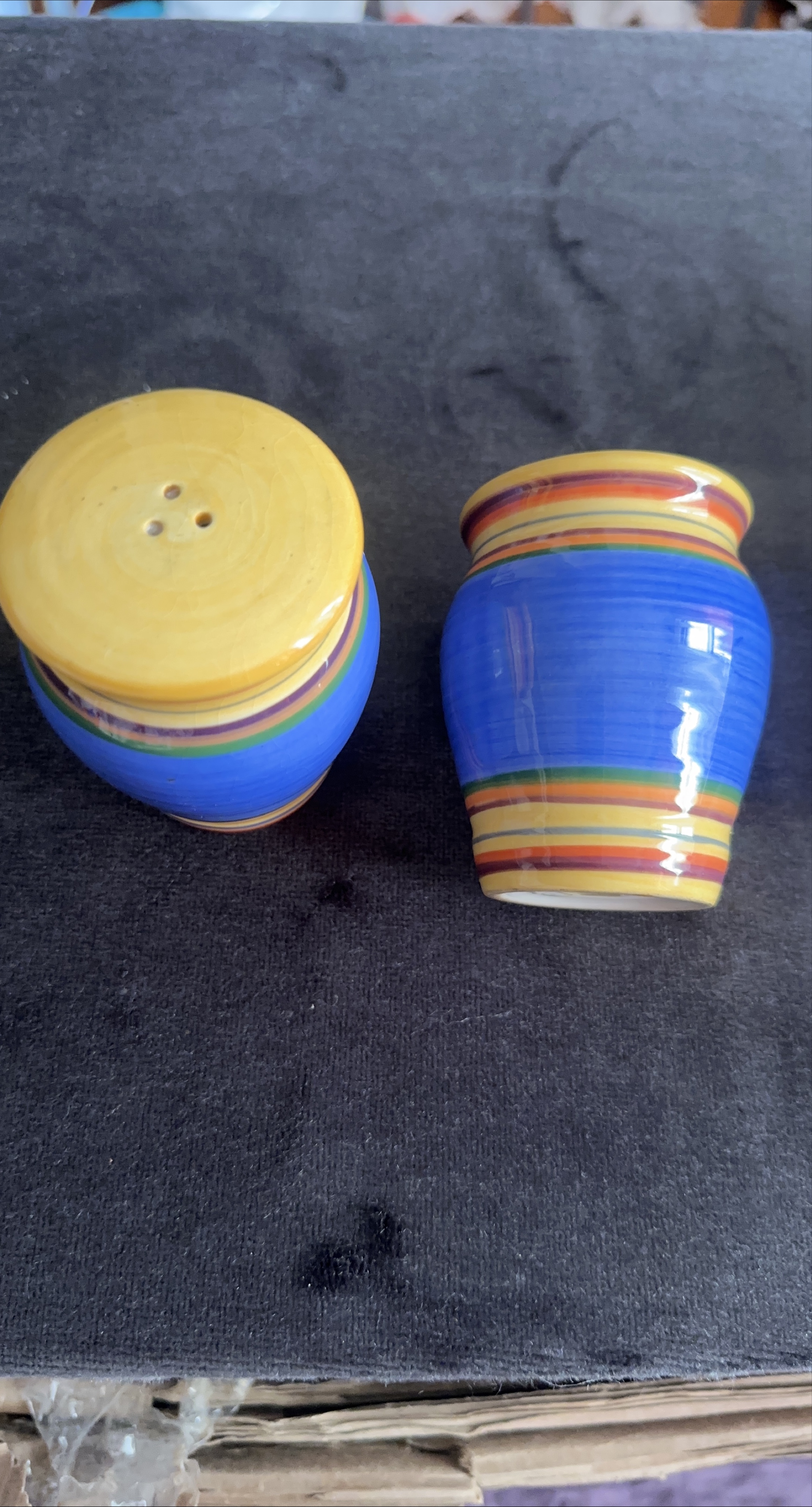 Vintage Pacific Rim Santa fe Ceramic Salt and Pepper Shakers thumbnail